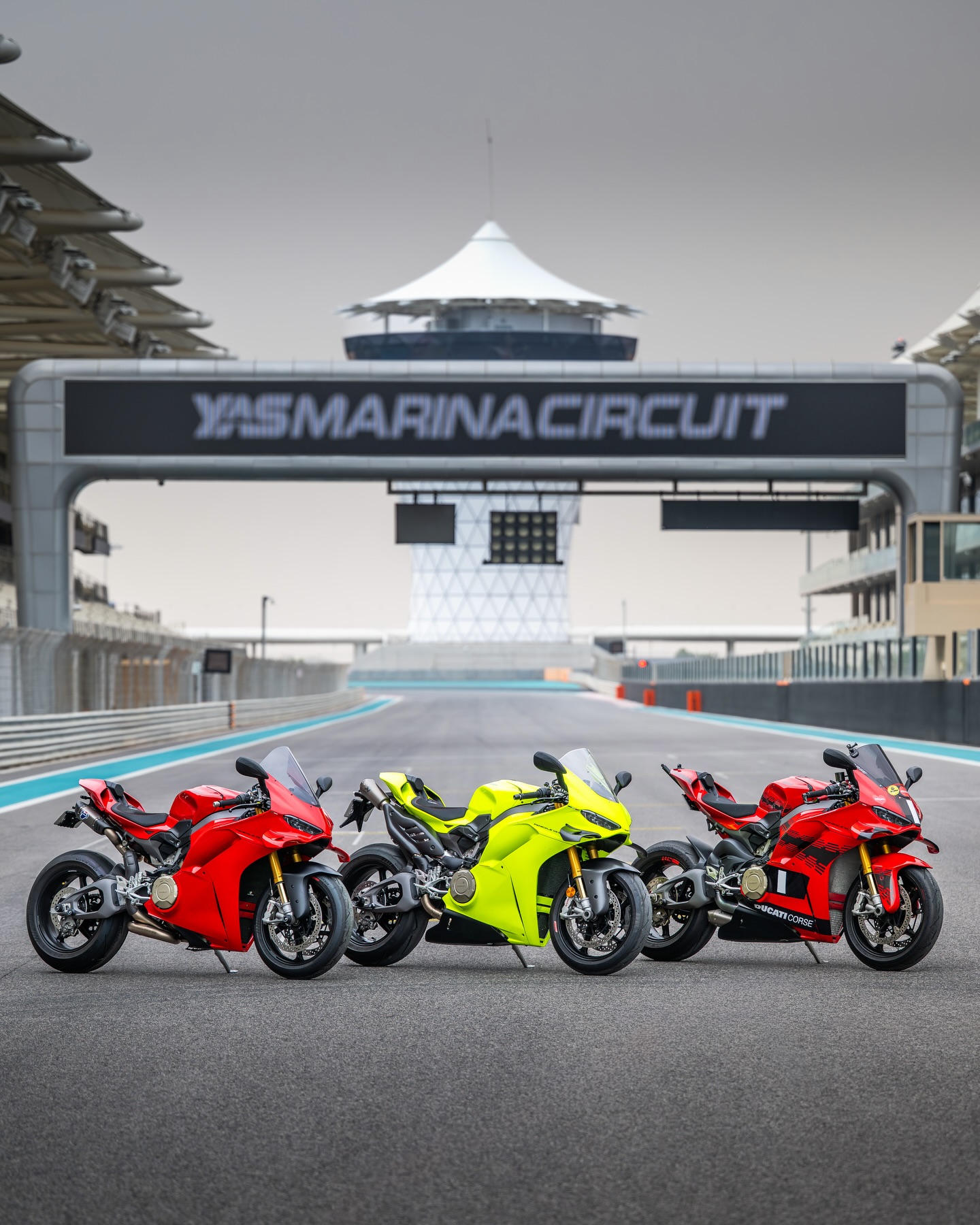All was set for a perfect track day… until the weather stepped in. Everything was ready, but due to the rainy conditions, today’s Ducati Track Day at Yas Marina Circuit could not go ahead.
We are already in discussions with the Yas Marina Circuit to arrange a new date and will keep all riders informed.
Thank you to everyone for your understanding, we look forward to riding together soon.
#Ducati #DucatiEmirates #DucatiDubai #WheelsofArabia #YasMarinaCircuit