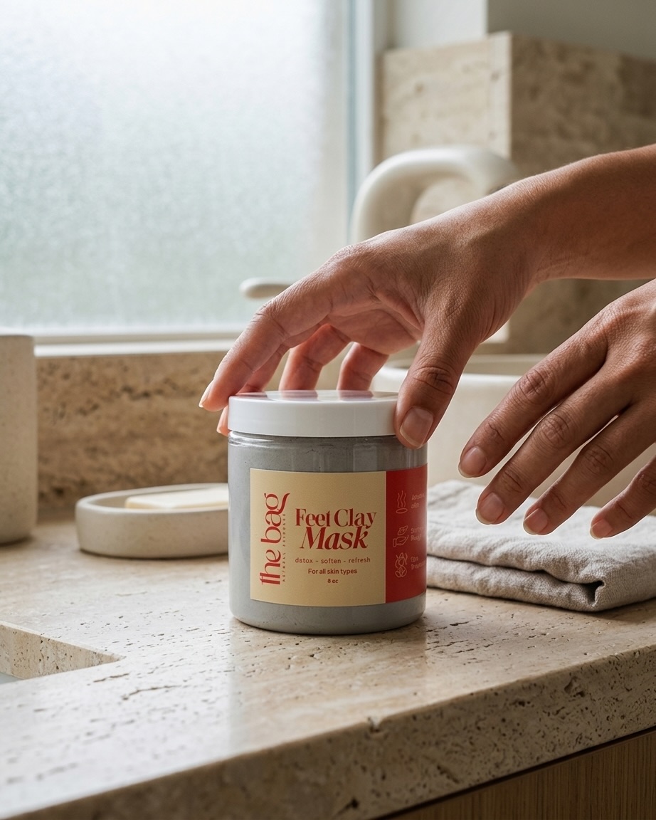 Nuestra Feet Clay Mask es una mascarilla mineral en polvo que, al activarse, ayuda a purificar, suavizar y revitalizar la piel de tus pies (¡y del cuerpo también!).
Absorbe impurezas, estimula la circulación y deja una sensación de frescura tipo spa que eleva cualquier servicio o rutina en casa 🧡
El upgrade perfecto para tus pedicuras ✨
Paraben Free • Cruelty Free • Chemical Free • 100% Home Made
🛒 Consigue la tuya en www.thebagpr.com