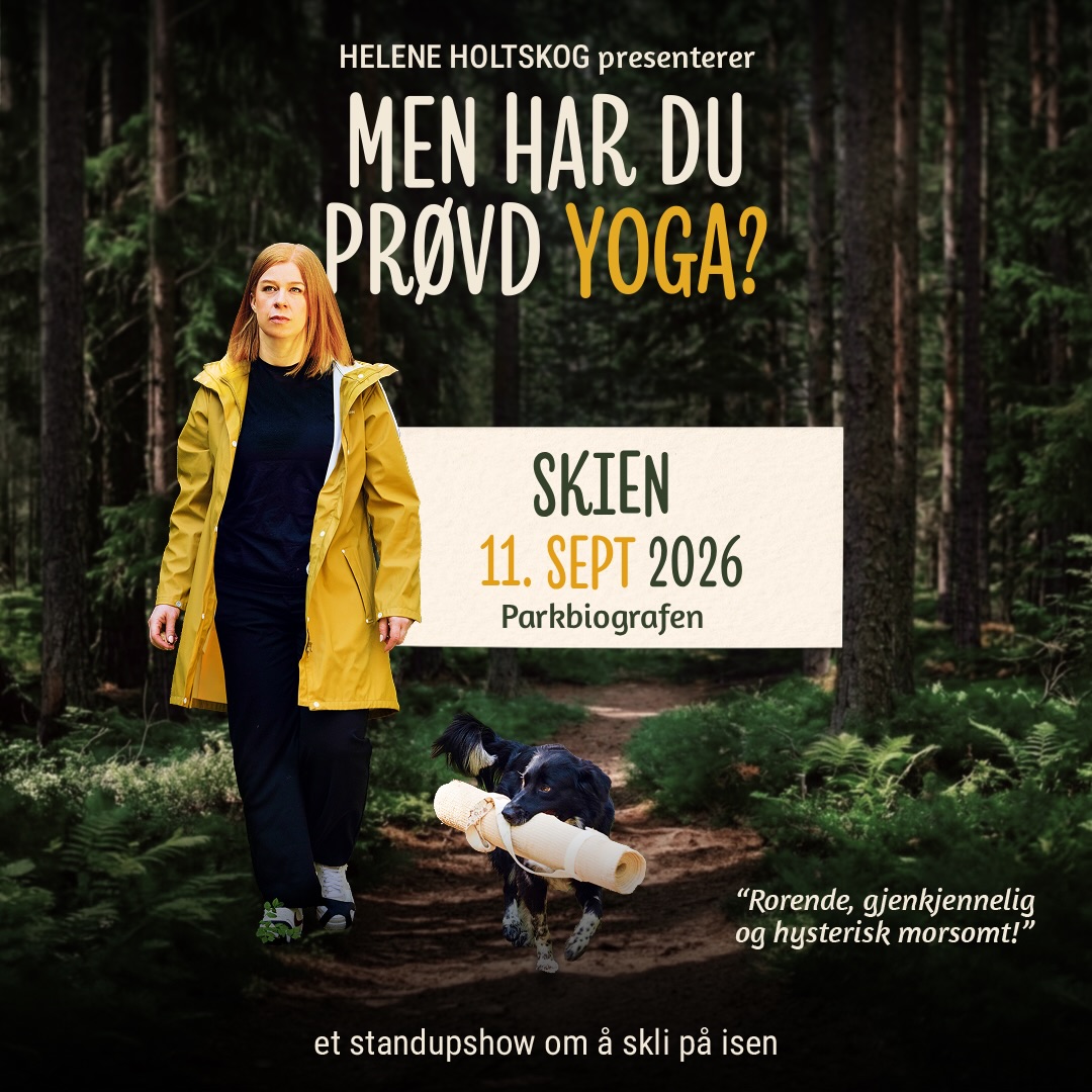 I september tar jeg showet "hjem" til Skien!
Vi flyttet til Skien da jeg var 13, og foreldrene mine bodde der frem til nylig. Skien har med andre ord vært hjem for meg i over 25 år. Nå får jeg ta med showet til byen min 🫶.
På Parkbiografen har jeg kost meg på både russefest og konserter, og det er veldig stas at jeg 11/9 får spille showet mitt der.
Billetter ute på heleneholtskog.no nå!