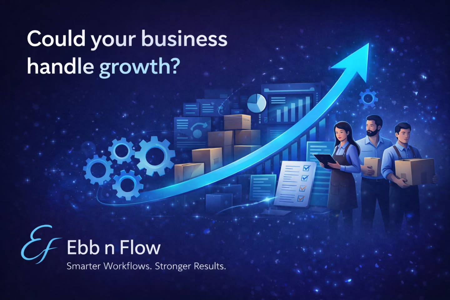 Could your business handle growth?
Not more customersâŚ
but more orders, more demand, more moving piecesâevery day.
Because growth doesnât just bring opportunity.
It brings pressure.
đ Can your systems keep up?
đ Can your team stay consistent?
đ Can your processes handle the volume⌠without things slipping?
This is where most businesses get stuck.
Not from lack of demandâ
but from lack of structure behind it.
Growth doesnât break businesses.
Weak systems do.
At Ebb n Flow, we help you build the workflows, processes, and support needed so your business can growâwithout the chaos.
Smarter workflows. Stronger results.
⨠If growth showed up tomorrow⌠would you be ready?
#EbbnFlow #BusinessGrowth #WorkSmarter #OperationsSupport #ScaleYourBusiness SmallBusinessSupport