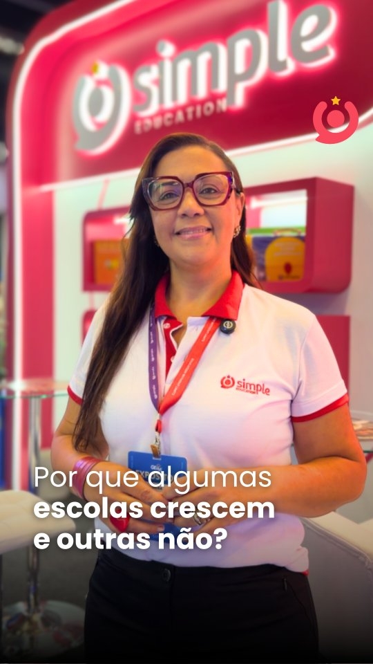 Sabe o que faz uma escola crescer de verdade? Uma gestão pedagógica eficiente, um posicionamento claro no mercado e uma entrega que transforma a vida do aluno. No programa bilíngue da Simple Education os alunos desenvolvem fluência, autonomia e ampliam suas oportunidades. A Simple é a solução! #SimpleEducation #VersoEducação #GEduc2026