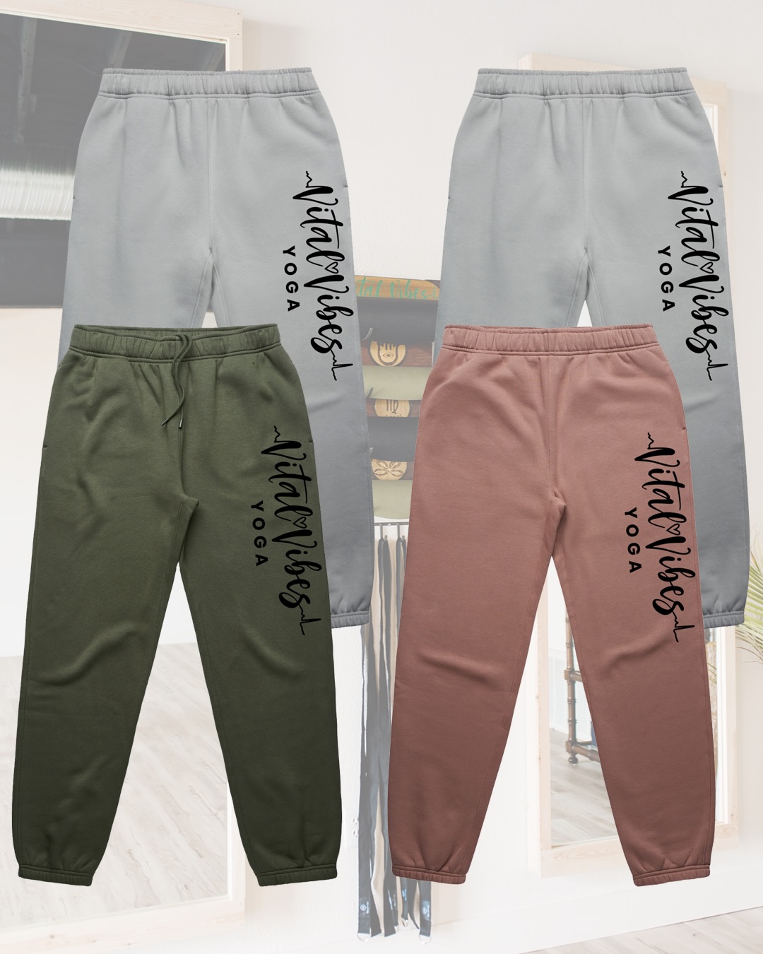 🧵 Grab a pair of what is sure to be your new go to relaxed fit joggers. Printed with eco friendly water based ink for an ultimate soft hand feel to rep your fave local studio.
Link to store in bio. 🛒 vitalvibesyoga.bigcartel.com
Swipe to see size chart. DM for shipping or cash orders.
🪡 Chance to order ends May 2nd .. don’t miss your it!
#supportlocal #printlocal @hiroprinthouse #communitymatters #toledoyoga
