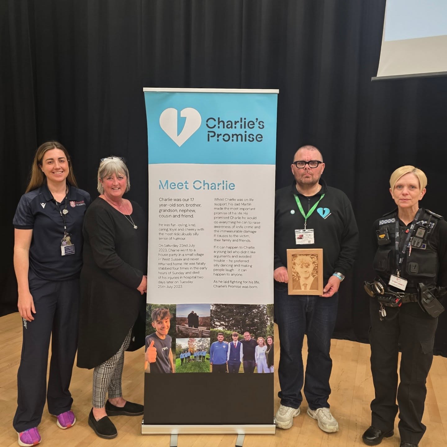 An early start this morning as I travelled to @bexhillacademy to deliver two talks, sharing our story with almost 700 Year 7 and Year 10 students.
It was a pleasure to be joined by @sussexpoliceforce and @daveflynn12345, whose support was really appreciated.
The level of engagement, compassion, thoughtful questions, and support shown by these outstanding young people was truly appreciated.
I now have a 2 1/2 drive home and a busy later afternoon ahead.
Please remember you can report ALL knife carriers 100% anonymously through @fearlessuk or by calling 0800 555 111
Always loved always missed Cheeks š©µ
@ukhomeoffice
#stopknifecrime #education #educational #strongertogether