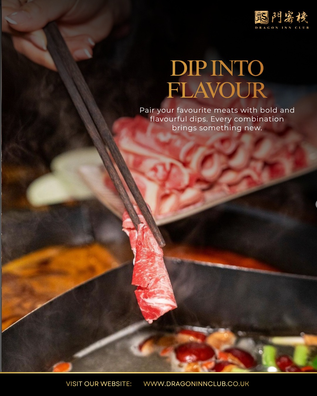 Dip your meats into our rich, boiling soup and watch the flavours come alive. Every bite is tender, juicy, and infused with warmth. It’s an experience that’s as fun as it is delicious. Try it today and enjoy every moment.
#Dragoninclub #Sichuan #Sichuanhotpot #dimsum #london #pimilco #londonvictoria #buckinghampalace #chelsea #theatres