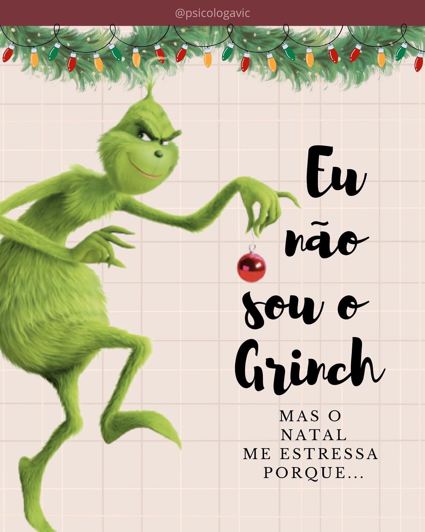 Aaaah, o Natal! Época de paz, felicidade, descanso, amor…será mesmo?!
Bom, independente disso ser verdade ou não, proponho a seguinte reflexão: o natal também pode ser extremamente estressante, SIM!
Neste post, compartilho alguns estresses comuns desta época do ano, sentidos por muitos, mas admitidos por poucos. A pressão para cultivar e manter a pose do “espírito natalino ideal” - por um mês inteiro - pode ser psicologicamente exaustiva e mascara sofrimentos reais experienciados pelas pessoas de forma especialmente solitária neste período, seja por medo de parecerem inadequadas, estraga-prazeres, ou simplesmente serem julgadas de Grinch por aí.
A verdade é que você tá longe de estar sozinho! Então, que tal este ano normalizamos alguns aborrecimentos natalinos? Isso não nos impede de gostar do natal e muito menos de termos um espírito natalino vivo, mas nos ajuda a lembrar de que somos apenas humanos e temos nossos limites!
O Papai Noel vai entender. Sério.