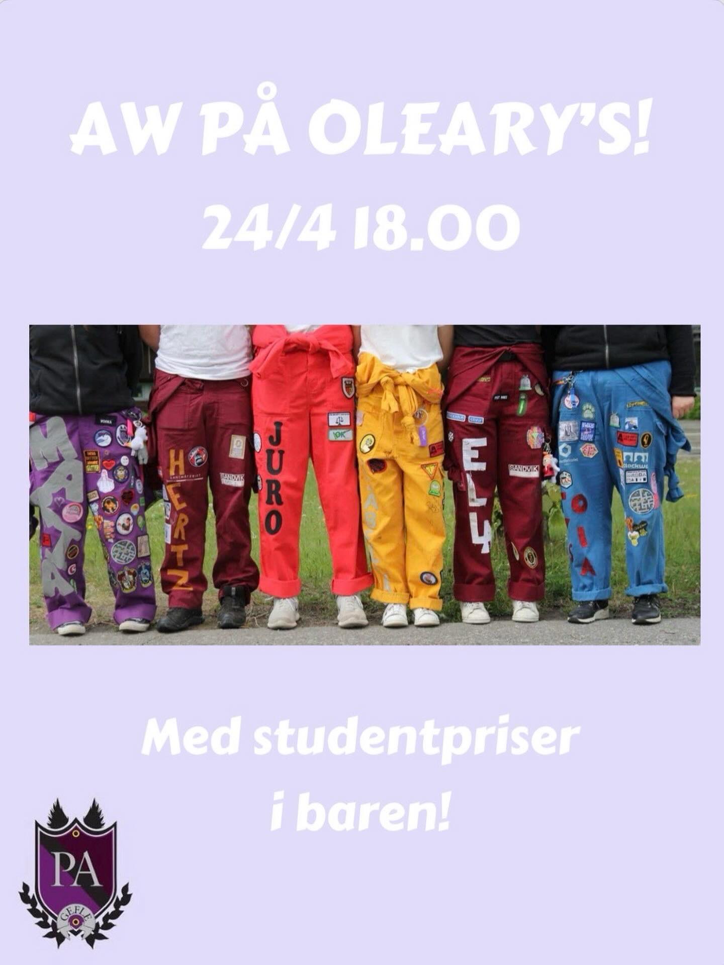 🔥 AW PÅ O’LEARYS 24/4 🔥
När csn kommer är det dags att samla gänget för en grym after work! 🍻
Den 24 april tar vi över O’Learys tillsammans med alla på högskolan, och ALLA med ovve på sig och mecenat får studentpriser i baren hela kvällen!
Öl: 54kr
Vin och Cava: 69kr
Cider: 54kr
Alkoholfritt: 39kr
📅 Datum: 24/4
📍 Plats: O’Learys
⏰ Tid: 18.00
Alla ovvefärger är välkomna, vi ses där!🔥💜