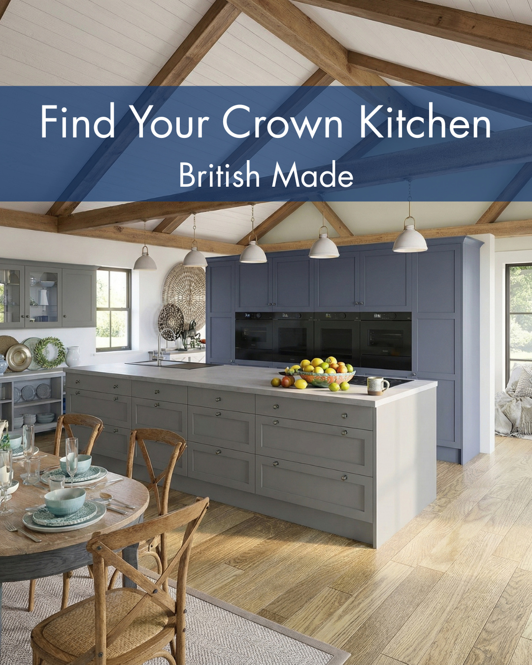Seventeen kitchen ranges
Choose from timeless shakers to contemporary handle-less, from painted finishes to natural wood styles. There is a Crown kitchen for every home & every lifestyle.
In our 80th year, we are inviting you to find yours✨️
Tap the link in our bio to explore all 17 ranges or find your nearest Crown specialist who can show you a choice of stunning styles & finishes in person.
#Crown80 #CrownImperial #KitchenDesign #BritishMade #KitchenInspo