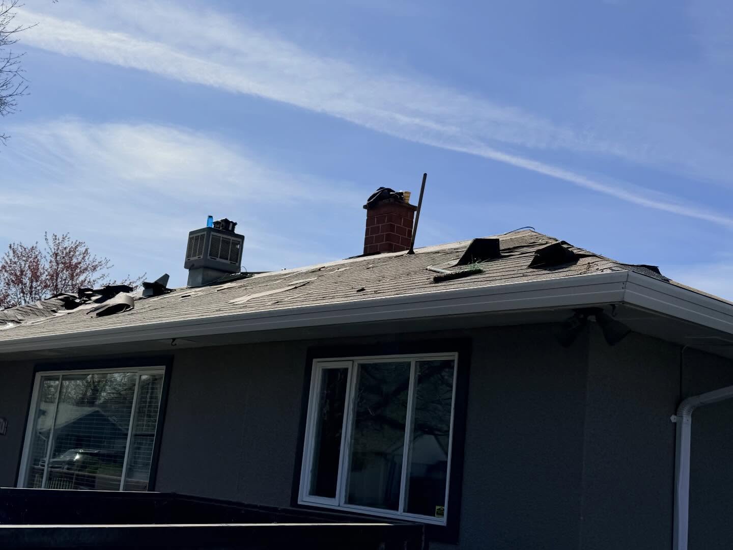 Roofing today in the sun!