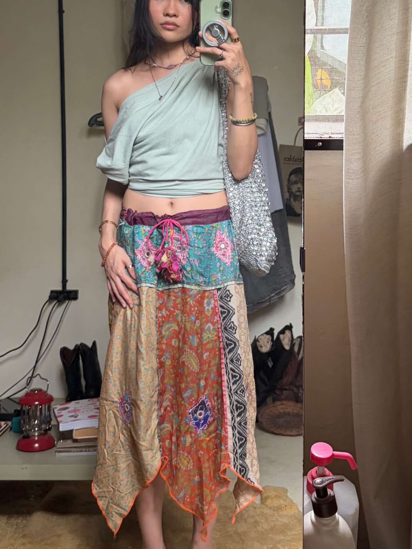 Lovin’ how @yorikosundiam styled our Maxine Top in Sage 🫶🏻