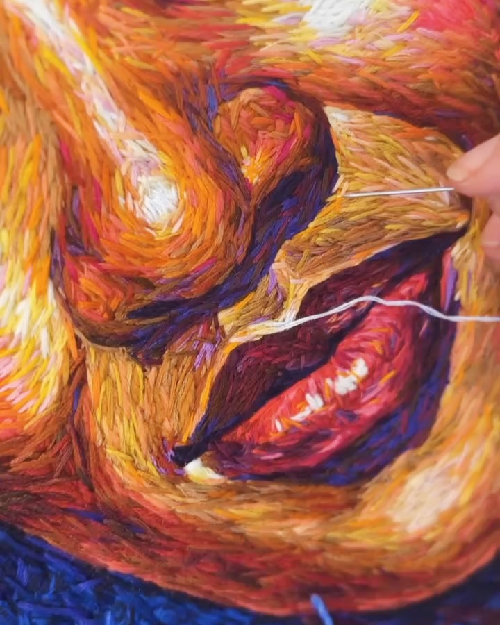 Just a moment among many.
Details of making the piece Mehon - an Amharic word meaning ‘becoming’
#embroidery #fibreart #needlework #portraitembroidery #terredehommes