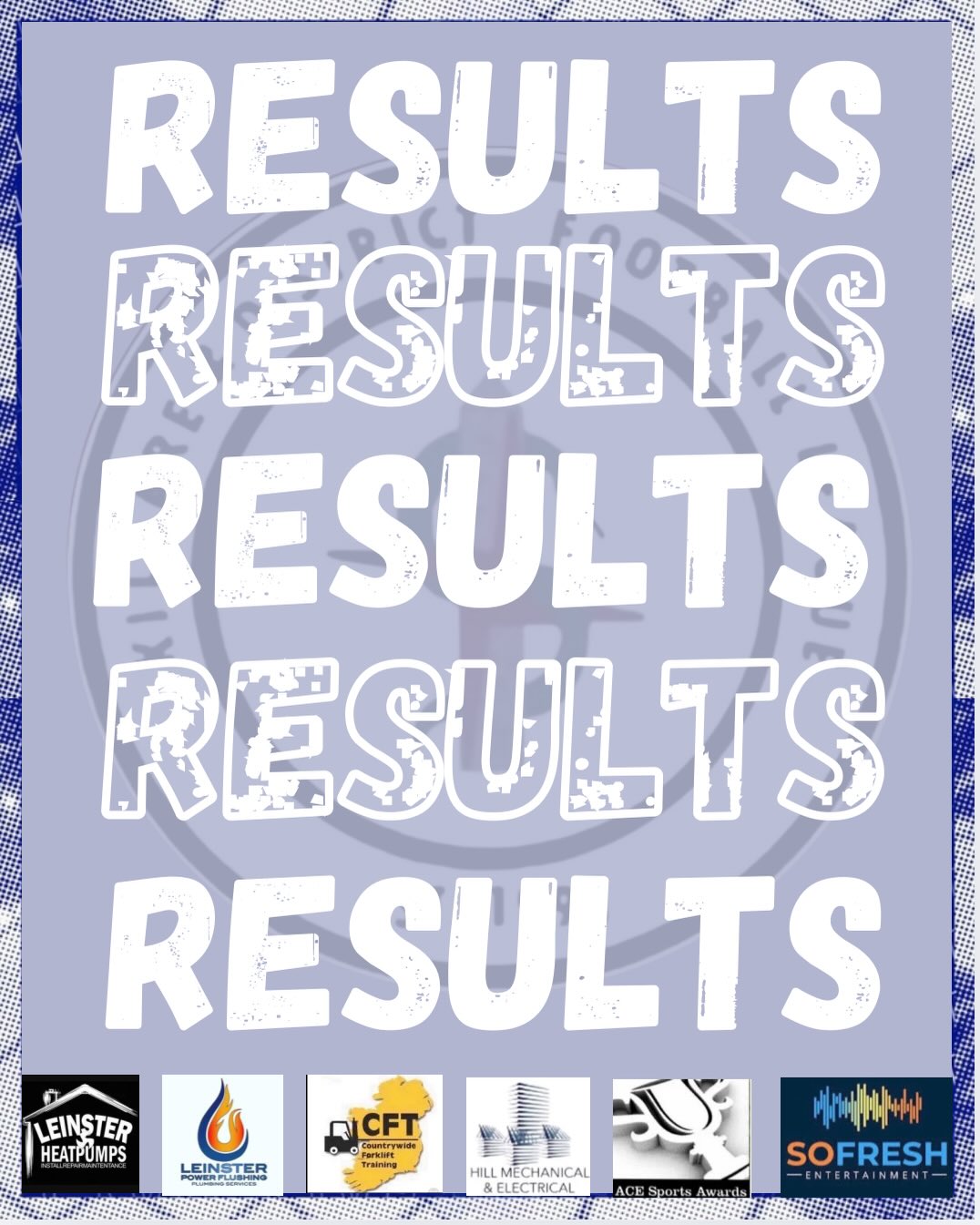 Results weekending Sunday 12th April 2026