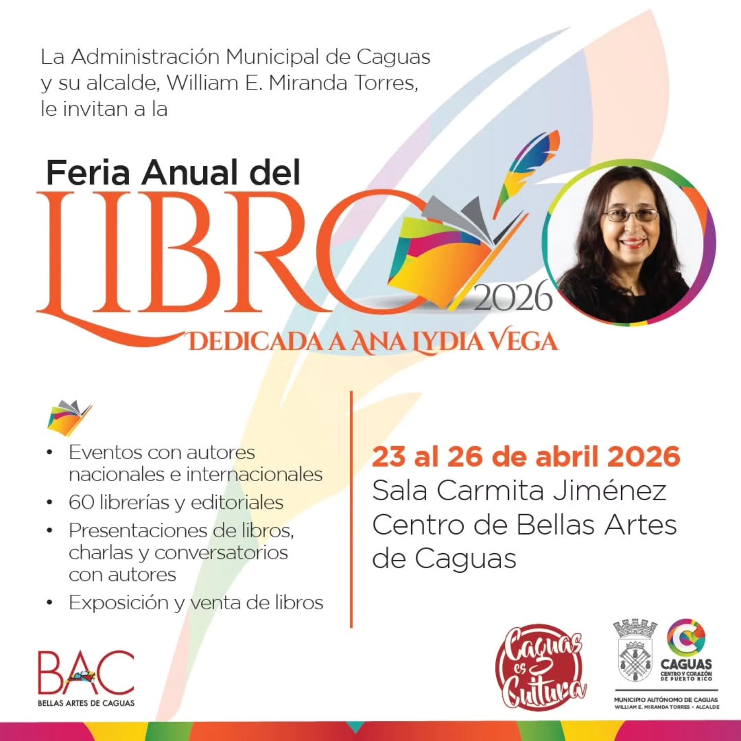 Sofía llega al teatro de títeres en Caguas 🎭✨
¡Gracias al Municipio Autónomo de Caguas @caguasgovpr por su interés en adaptar a Sofía y su Tambor de Bomba a su Teatro de Títeres como parte de su Feria Anual del Libro!
¡Que agradable fue recibir la llamada con esta inesperada sorpresa! ¡No lo podía creer! Y me ha tomado tiempo procesar lo que esto significa para la Bomba, la cultura, la literatura, las artes escénicas, la educación, la equidad, la preservación nuestra niñez, y para mí en esta nueva faceta. ¡Que reafirmación más poderosa del universo! Ver a Sofía convertirse en títere es verla transformarse, de las páginas al escenario, y seguir creciendo más allá de mí en manos de artistas de otros géneros. Esto me confirma que lo que sembramos con amor 🌱 sigue creciendo, tomando nuevas formas y encontrando nuevos espacios según la sociedad lo necesite.
Como no me podía perder esto, estaré en Puerto Rico para la función del jueves. Habrá una segunda función el viernes La actividad es abierta al público.
🎭 Sofía y su Tambor de Bomba por el Teatro de Títeres de Caguas
📆 Jueves 23 y Viernes 24 de abril
⏰️ 9:00am
📍 Centro de Bellas Artes de Caguas
Este es el segundo de 3 anuncios especiales de Sofía ✨
#SofiaYSuTamborDeBomba #Caguas #TeatroDeTiteres #BombaPuertorriqueña #CulturaViva