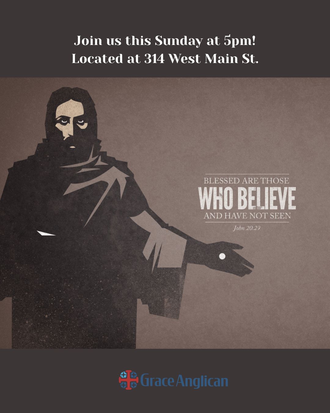 Join us, at 5pm, for our Sunday service which focuses on rich scripture reading, communion, and liturgical worship. We are a growing church plant and we want to extend a welcome to you! Please message us with any questions or leave a comment below!