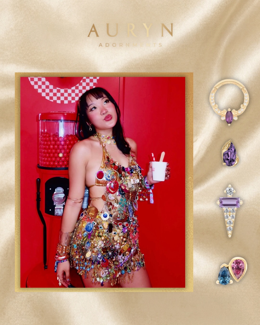 Coachella, but make it Auryn ✨
If we styled their jewellery… this is what they’d be wearing.
Whose stack is your favourite?