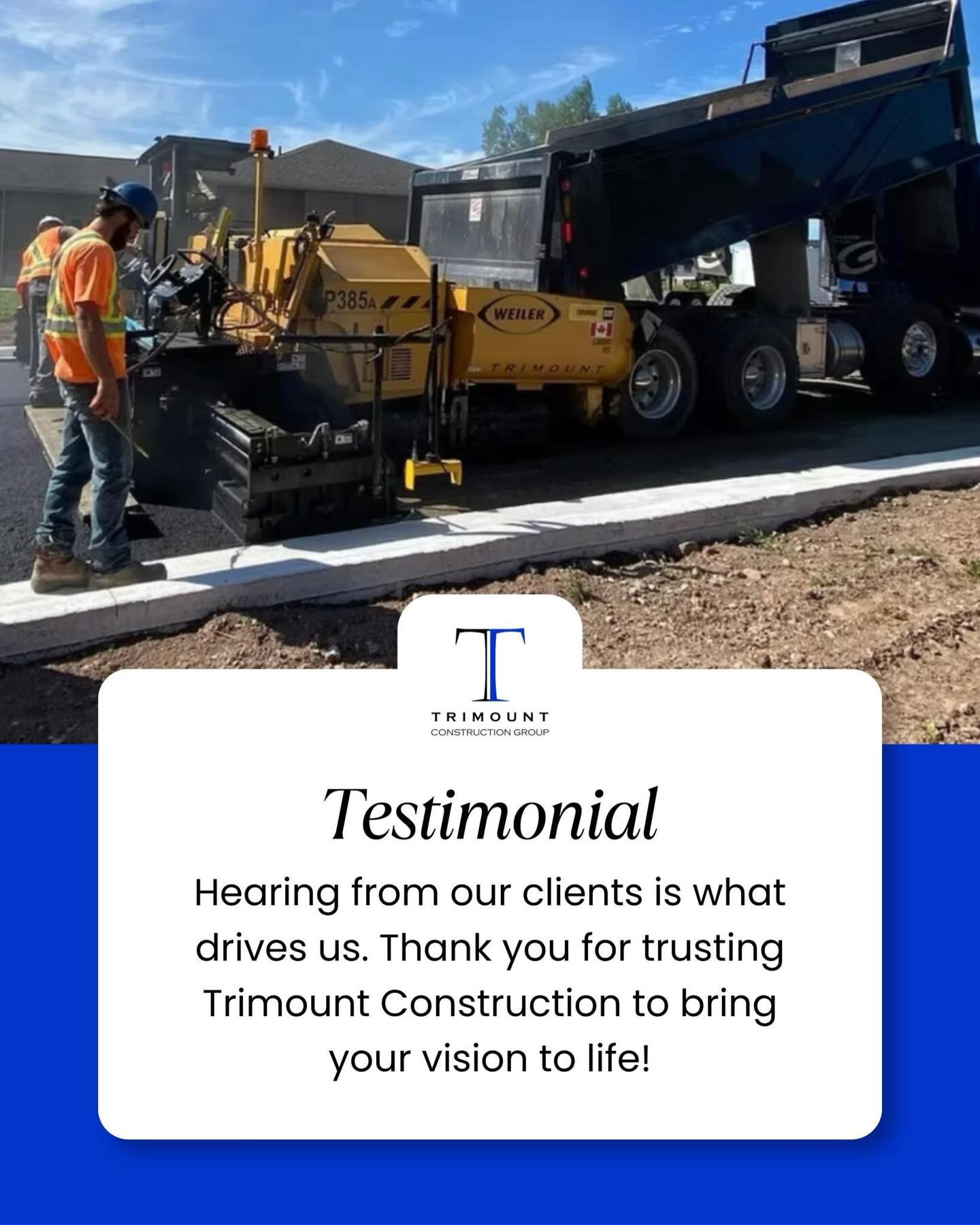 “Trimount was punctual, detail-oriented, and highly professional throughout the entire process. Their team genuinely cares about their work, making them a great company to partner with.” Stephen D.