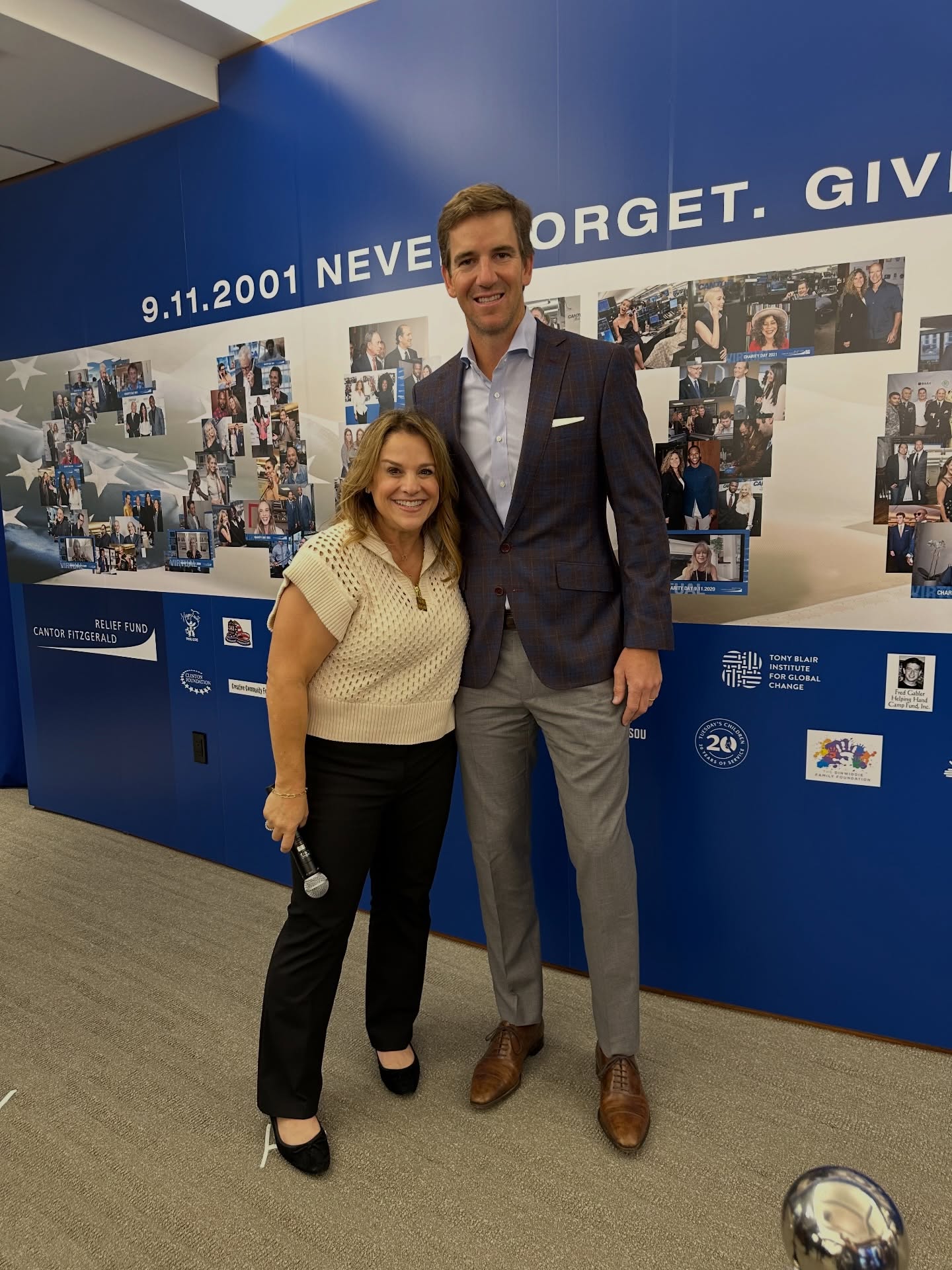 Some experiences remind you exactly why you do what you do.
I’ve been honored to interview at the Cantor Fitzgerald Relief Fund’s Charity Day for almost a decade. An event that honors the memory of those lost on 9/11 and raises funds for a wide range of philanthropic causes.
Getting to be part of something this meaningful, year after year, does not go unnoticed.
Also in that room: Eli Manning, Gronk, Camille, Mike Tyson, Sebastian Maniscalco, Ralph Macchio, Matthew McConaughey (he came back for more, make of that what you will), Bill Clinton, Chelsea Clinton, the Nader sisters (honorary sister, effective immediately), and Patrick Dempsey.
Patrick Dempsey looked into my soul.
I have nothing else to add.
#MindyBaer #CantorFitzgerald #CharityDay #LifeTakeTwo #MindyBaerVoice