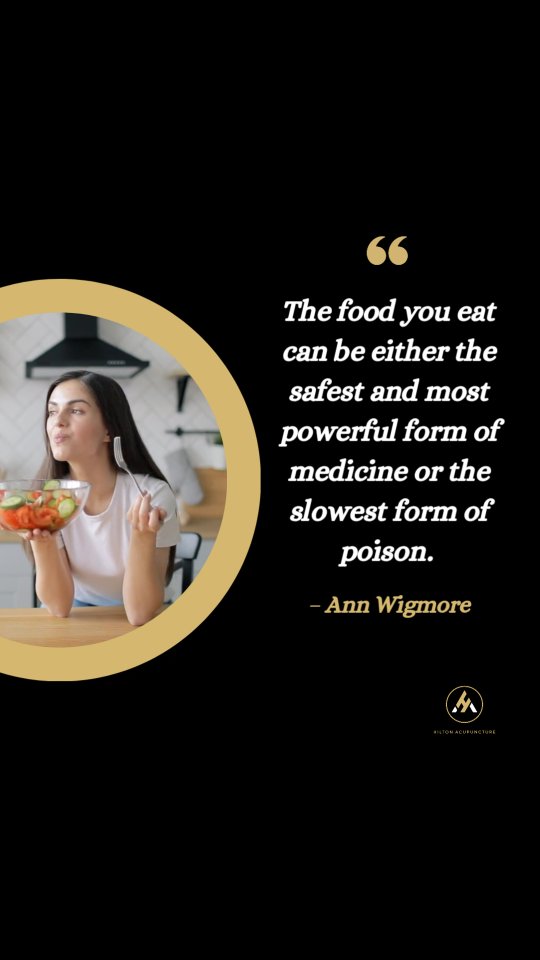Proper nutrition is essential to the healing process when using Traditional Chinese Medicine (TCM). TCM Nutrition involves using food to correct imbalances within the body. Eating foods according to your constitution and TCM diagnosis/pattern can restore health, increase energy, regulate digestion, and maintain a healthy weight. π
Give us a call to learn more. βοΈ
#hiltonacupuncture #TCM #tcmnutrition #foodismedicine #nutrition