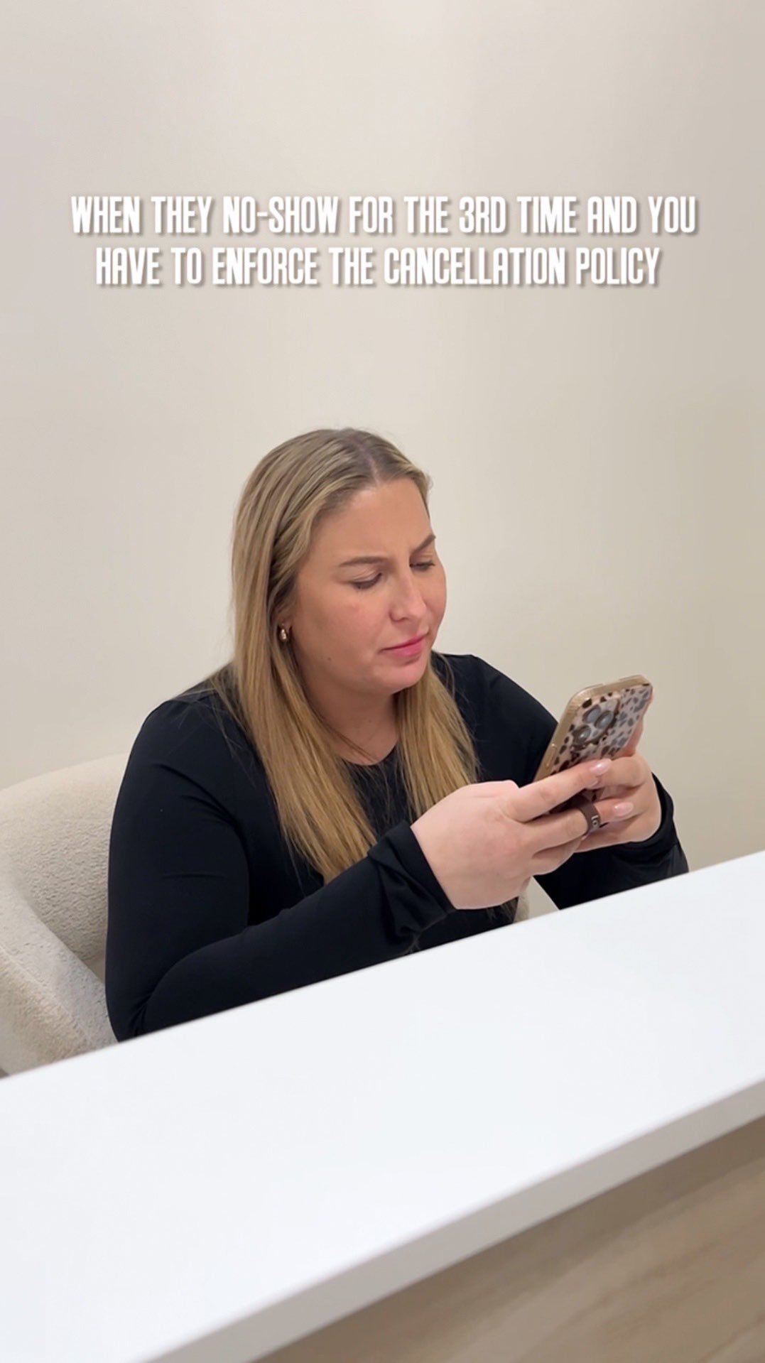 Standing on business and enforcing my policies… don’t make me have to threaten you 🤨