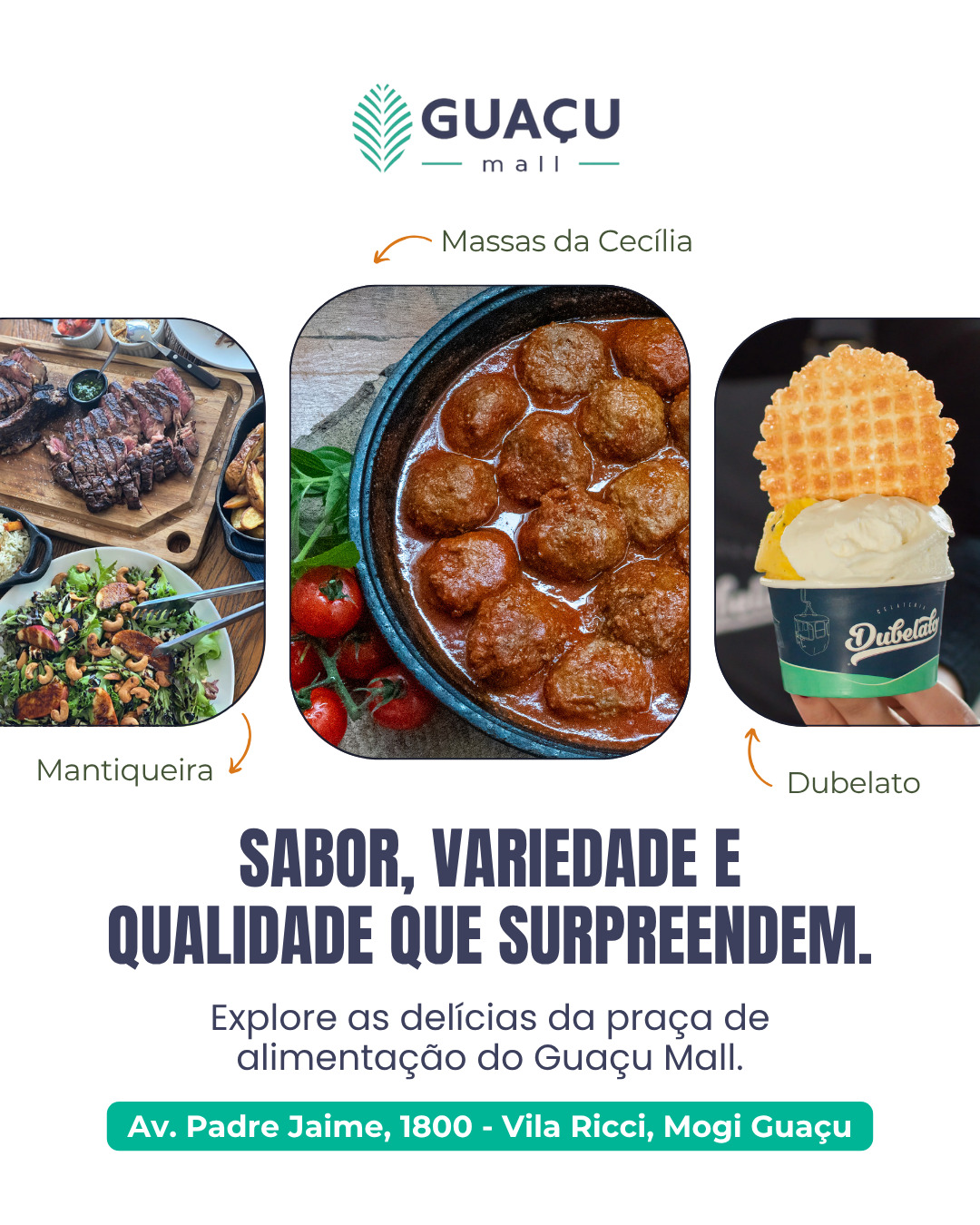🍽️✨ Sabor, variedade e qualidade em um só lugar!
Viva a experiência da praça de alimentação do Guaçu Mall.
@azulviagensmogiguacu
@mandore.bolsas
@sossuplementosfitness
@skyfitguacumall
@maravilhasdolarmogiguacu
@sakacelulares
@massasdaceciliaoficial
@fabrispumaoficial
@carnesmantiqueiramogi
@mavenbarberco
@eletrica_area
@dubelatomogiguacu
@rest.carnesmantiqueiramogi
@marcenaria.loft
@graoebrasaguacu
🚩Av Padre Jaime, 1.800 - Vila Ricci, Mogi Guaçu - SP
#compras #mogiguaçu #comprasmogiguaçu #comprasmogimirim
MRC BRASIL MARKETING
