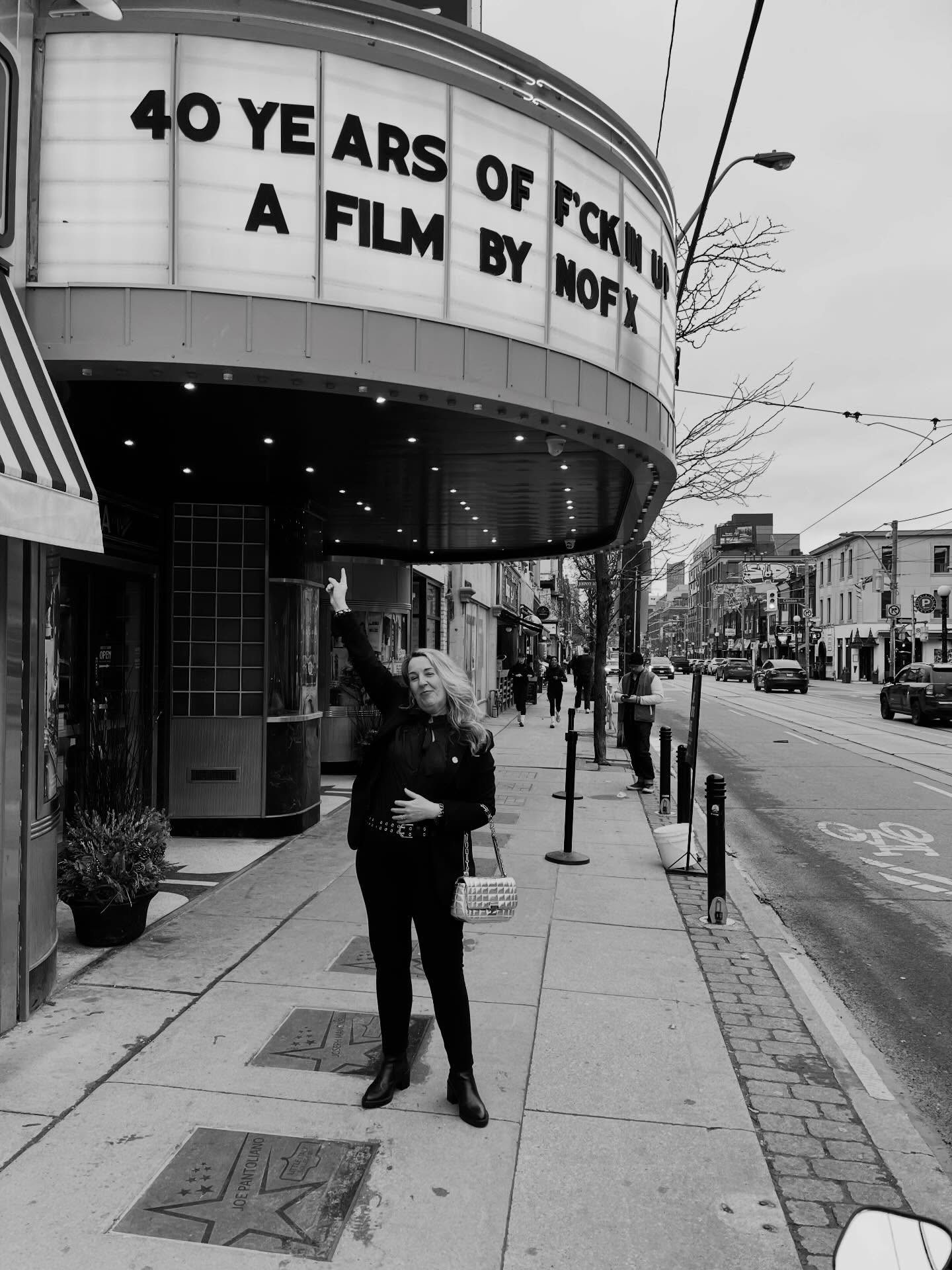 @40yearsoffuckinup Toronto premiere @theroyalto ! Let’s gooooooo!!!!