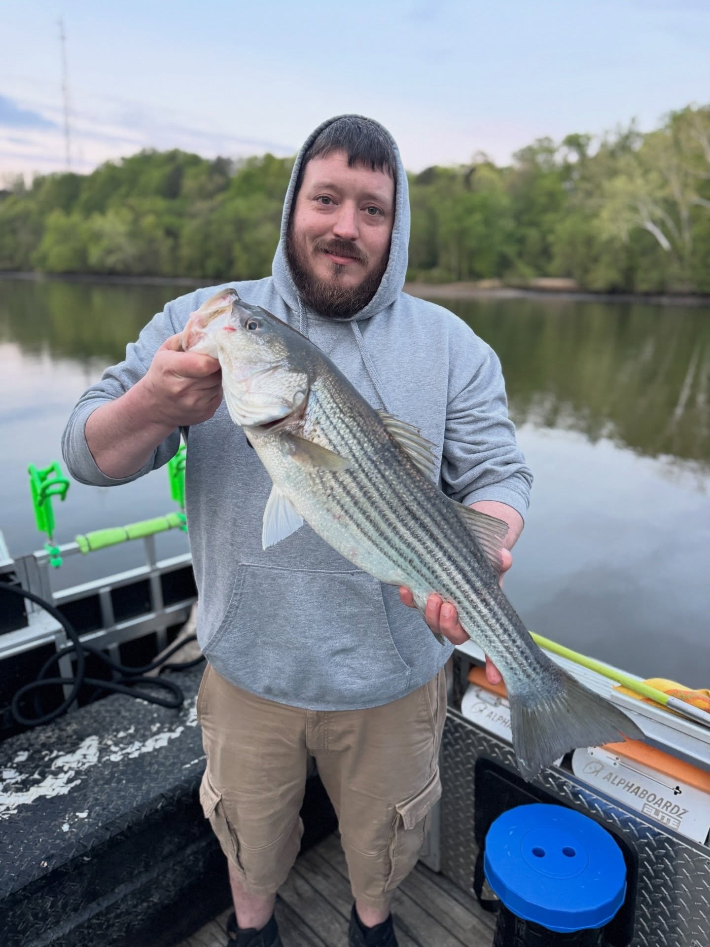 Triple PB Day! 📈🎣 Jerry, Shawn, and George crushed it on the James River this week.
We pivoted from anchoring to drifting channel ledges to find the big blues, and ended the day upriver in the fast water for a beautiful 14.2 lb Flathead surprise.
Total weight: 86.5 lbs
New PBs: 3
Memories: Countless
Check the link in bio for the full fishing report! 🔗
#GooberTimeGuideService #JamesRiverFishing #BlueCat