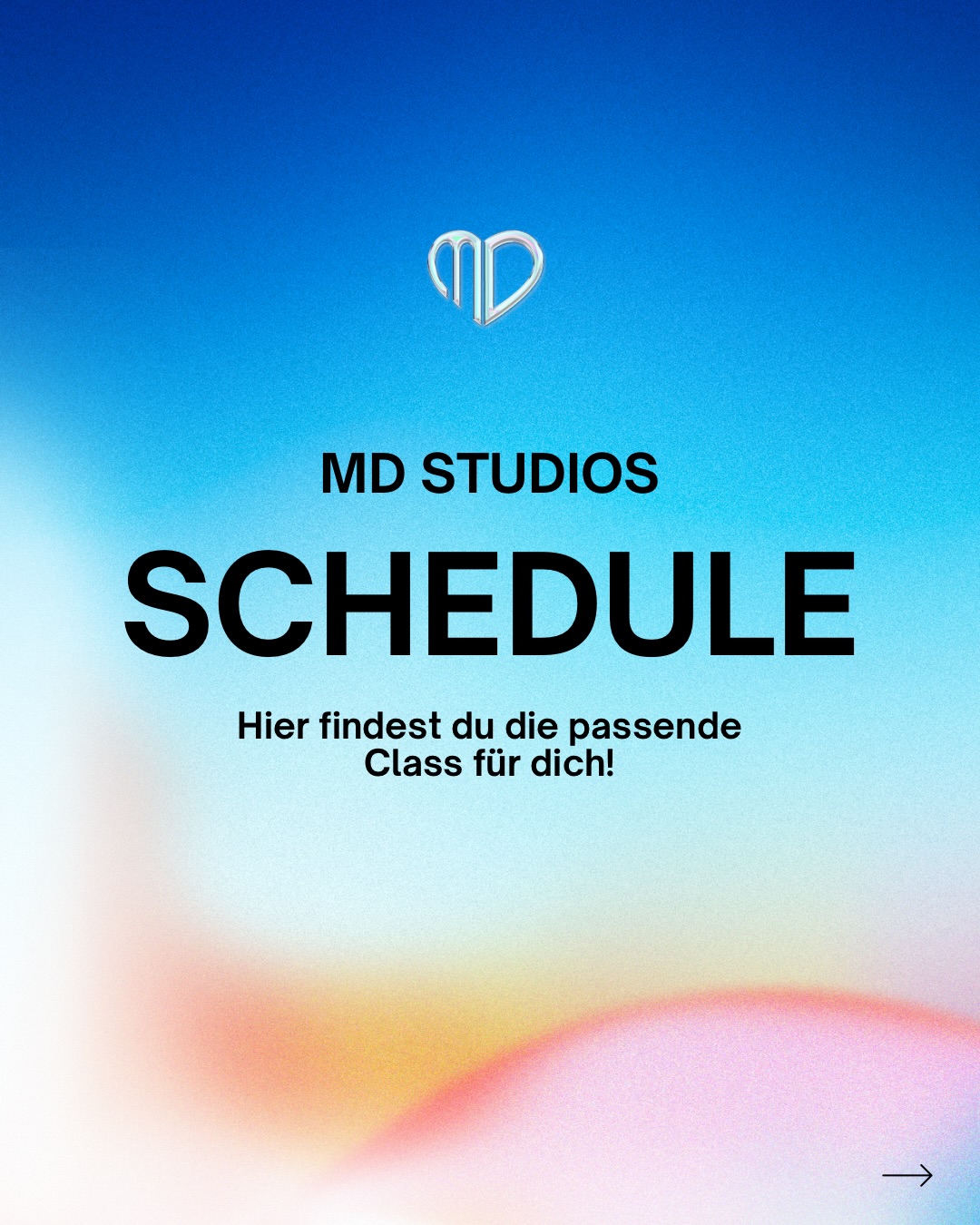 ✨SCHEDULE UPDATE ✨ | STUNDENPLAN 🕖 Welche Classes gibt es eigentlich bei uns? 🤔
Hier siehst du auf einen Blick, welche Classes wir aktuell anbieten und zu welcher Uhrzeit unsere Classes stattfinden. 💕
Wir updaten den Stundenplan regelmäßig. 💪🏻
Weitere Informationen zu unseren Classes, findest du auf unserer Webseite. Den Link findest du in unserer Instagram-Bio. 📍
💌 Um an einem kostenlosen Probetraining teilzunehmen, schreibe uns einfach eine Nachricht über Instagram, E-Mail oder unsere Webseite. 🫶🏻
Wir freuen uns auf dich. 🩵
⭐️ WE MAKE YOU SHINE ⭐️
🎨 design: @marcoek
____________
🇺🇸 ENGLISH VERSION 🇺🇸
✨SCHEDULE UPDATE ✨ | CLASS SCHEDULE 🕖 What classes do we offer? 🤔
Here’s a quick overview of the classes we currently offer and their scheduled times. 💕
We update our schedule regularly. 💪🏻
For more information about our classes, visit our website—the link is in our Instagram bio. 📍
💌 Want to join a free trial class? Just send us a message via Instagram, email, or our website. 🫶🏻
We can’t wait to see you! 🩵
⭐️ WE MAKE YOU SHINE ⭐️
🎨 design: @marcoek
#mdstudios #ansbach #würzburg #dancestudio #dance