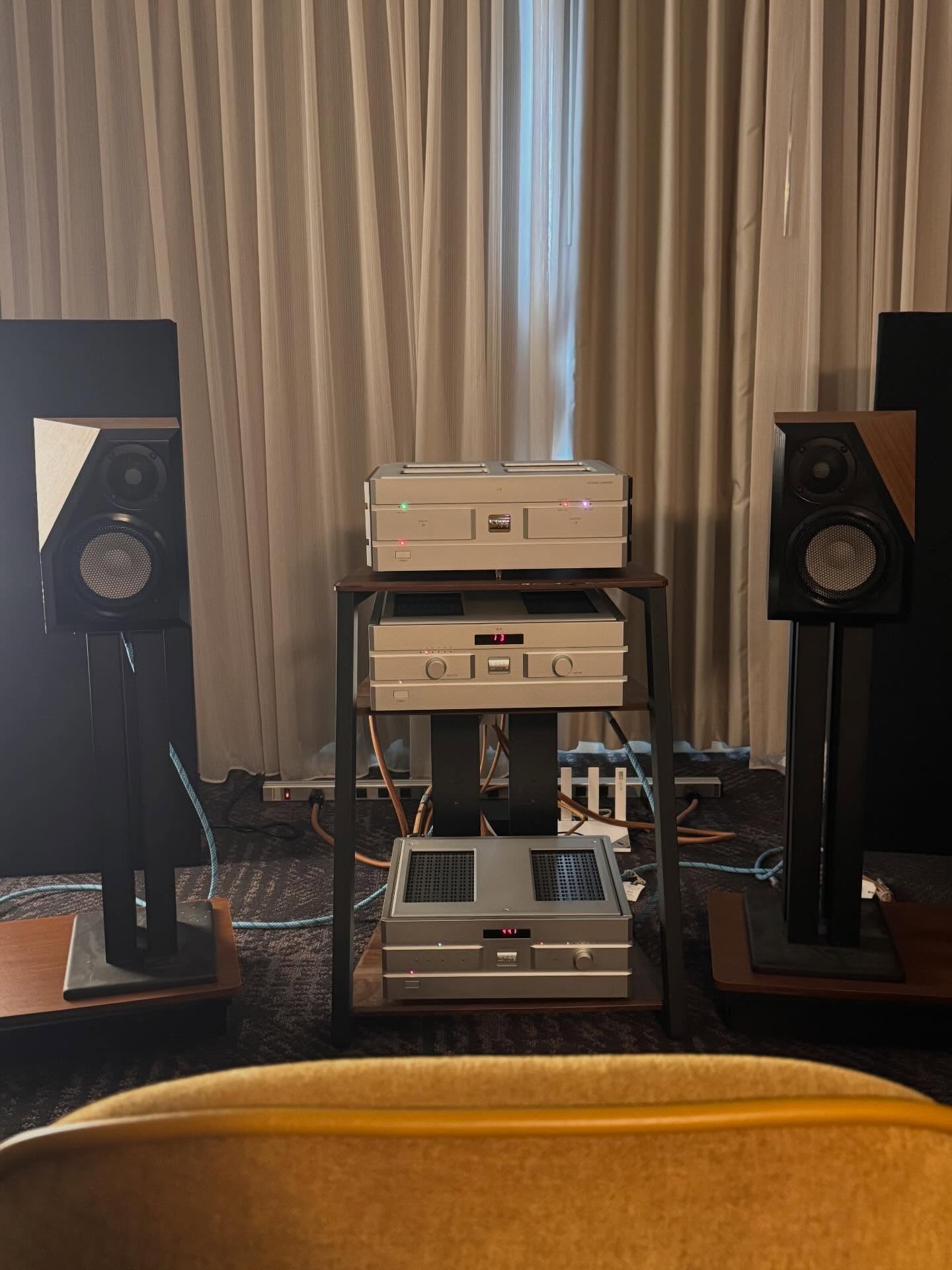 Ok, SOULNOTE is definitely a step up from our electronics last year. Stop by room 1415 to experience! @axpona