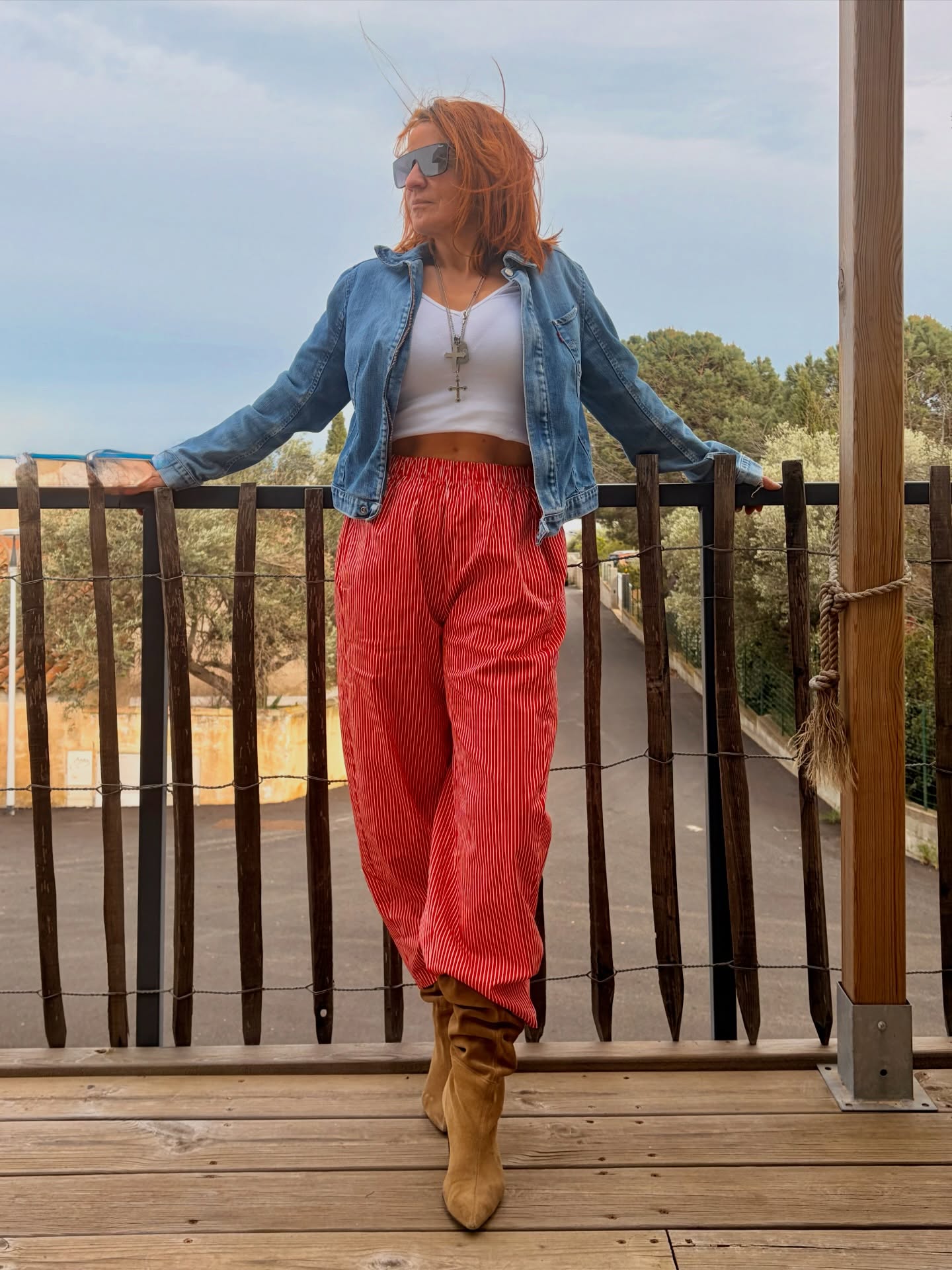 les rayures arrivent en force cet été et chez mademoiselle K elles seront présentent sur nos pantalons Joy❤️ #mademoiselleksigean #streetwear #inspilook #ootd