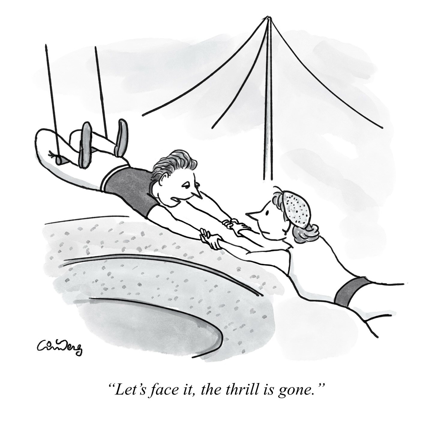 There comes a time…
#circus #trapeze