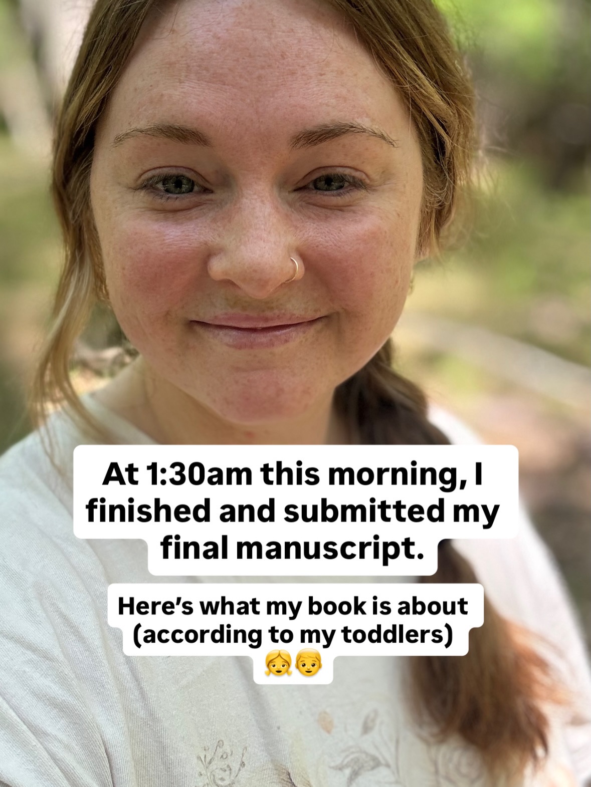 It’s DONE. 🎉🙌❤️
On day 27 of 30, I hit “submit manuscript” to Amazon KDP. Now, I just have to wait for them to approve it (1-2 days) and wait for my proof copies to arrive in the mail before it goes to the printers.
I can’t believe that I’m only a week or two a copy may be gracing your bookshelves! 📕