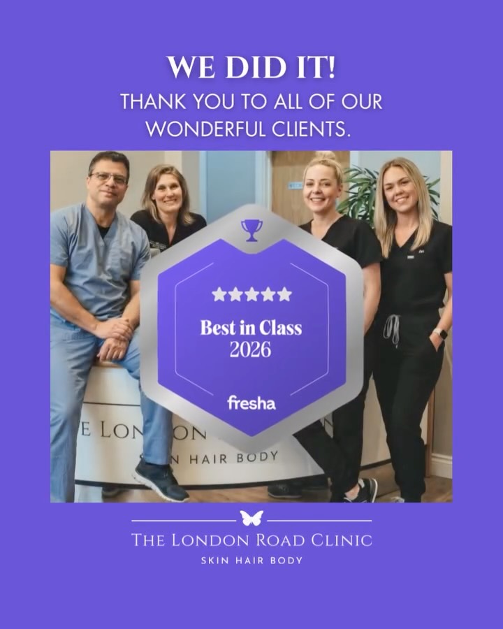 We won. ⭐⭐⭐⭐⭐
The London Road Clinic has been named a Fresha Best in Class 2026 winner, and honestly? This one means everything.
This award isn’t ours. It’s yours. Every client who trusted us, booked with us, came back, and left a kind word, you made this happen.
Best in Class isn’t just a badge. It’s a reflection of the standard we hold ourselves to every single day, and the clients who deserve nothing less.
Thank you. Genuinely. We don’t take your loyalty for granted.
📲 Book online via the link in bio, or get in touch directly:
📞 01636 680767
💬 WhatsApp: 07572 988029
📧 hello@londonroadclinic.com
#BestInClass #FreshaAwards2026 #LondonRoadClinic #Newark #Aesthetics #AwardWinning #5StarClinic #ClientLove #Fresha #NewarkNotts #MedicalAesthetics #TrustedClinic http:hello@londonroadclinic.com