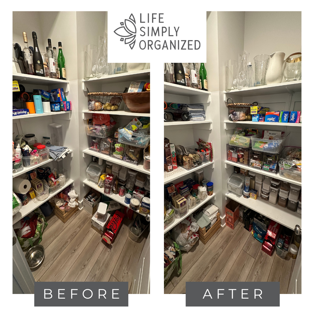 Pantry goals = clear bins + clear systems ✨🧺
Grouping like items together and using labeled containers isn’t just aesthetic—it makes finding what you need effortless, keeps food from getting lost, and makes restocking a breeze 🙌
When everything has a place, your pantry works for you 🤍
#PantryOrganization #OrganizedPantry #HomeOrganization #ClearBins #OrganizedHome #DeclutterYourHome #KitchenOrganization #PantryGoals #SimpleLiving #OrganizationTips #NeatAndTidy #HomeInspo #ProfessionalOrganizer #FunctionalHome #OrganizingHacks