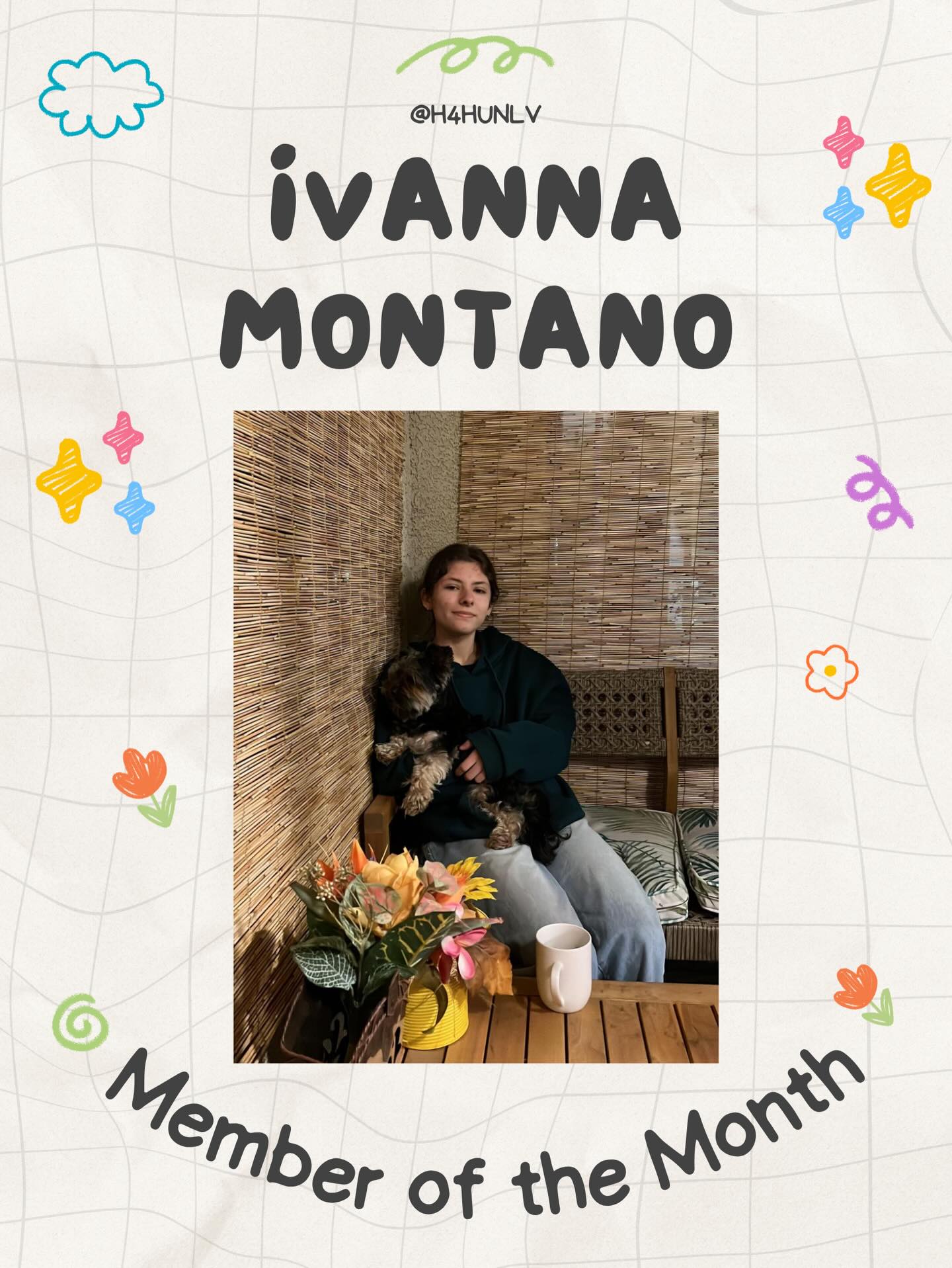 Congratulations to our Member of the Month for April, Ivanna! 💛
As a senior on the pre-med track, Ivanna is passionate about caring for others with empathy and compassion. Through her volunteering, she creates meaningful connections and helps make our community feel heard and supported. 💫
Thank you, Ivanna, for your kindness and dedication!