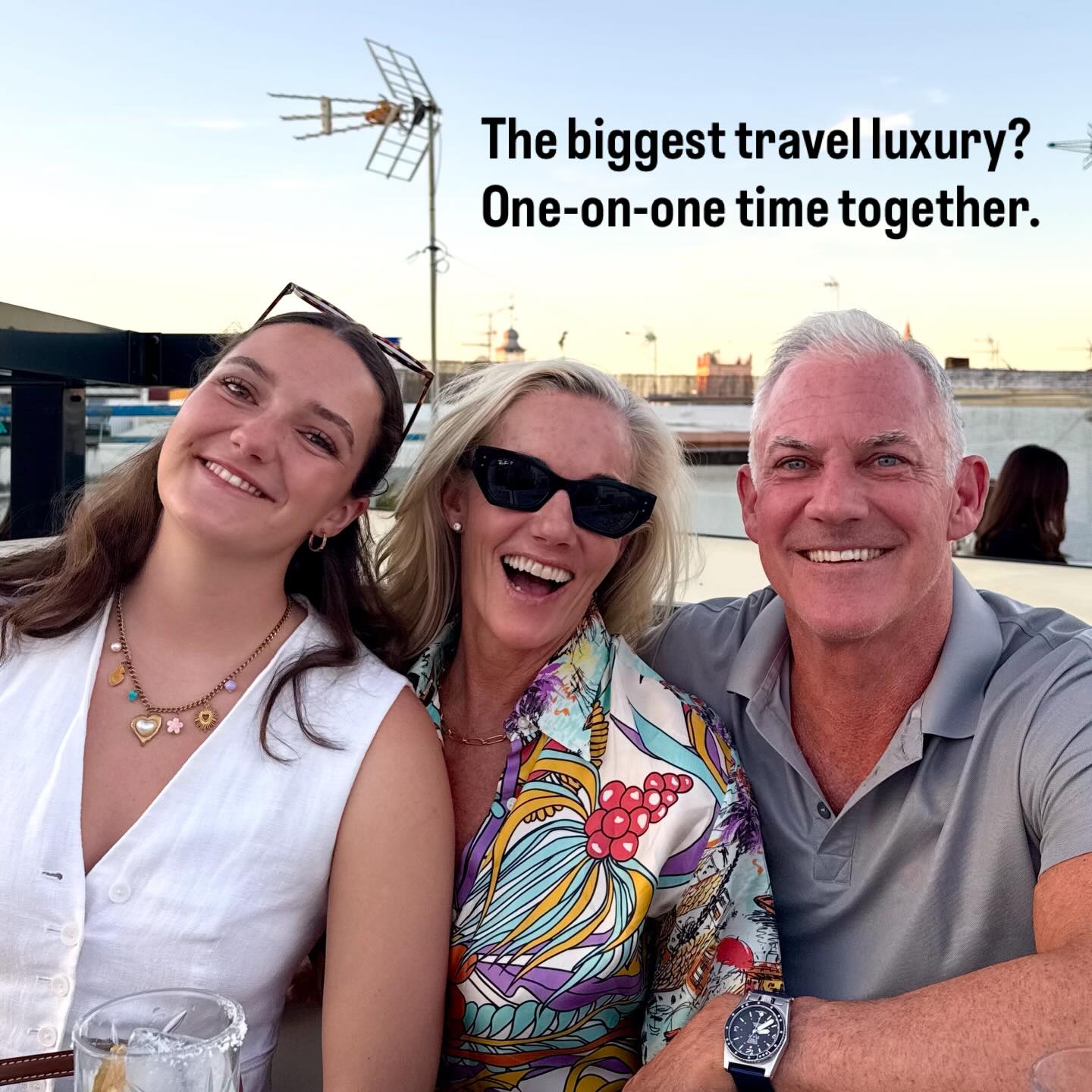 There’s something rare, and incredibly special, about one-on-one time with your kids. And the older they get, the harder it is to come by.
We just finished spending spring break with Ashleigh (our youngest of three) who’s studying abroad this semester.
And while there were beautiful places, incredible meals, and more than a few bottles of wine…the biggest highlight was the three of us just being together.
I’m so grateful for all of it 🙏
Ps -@deccadotcom @hankchapin_ you were missed!
#parentingadultkids #parentingwins #europespringbreak