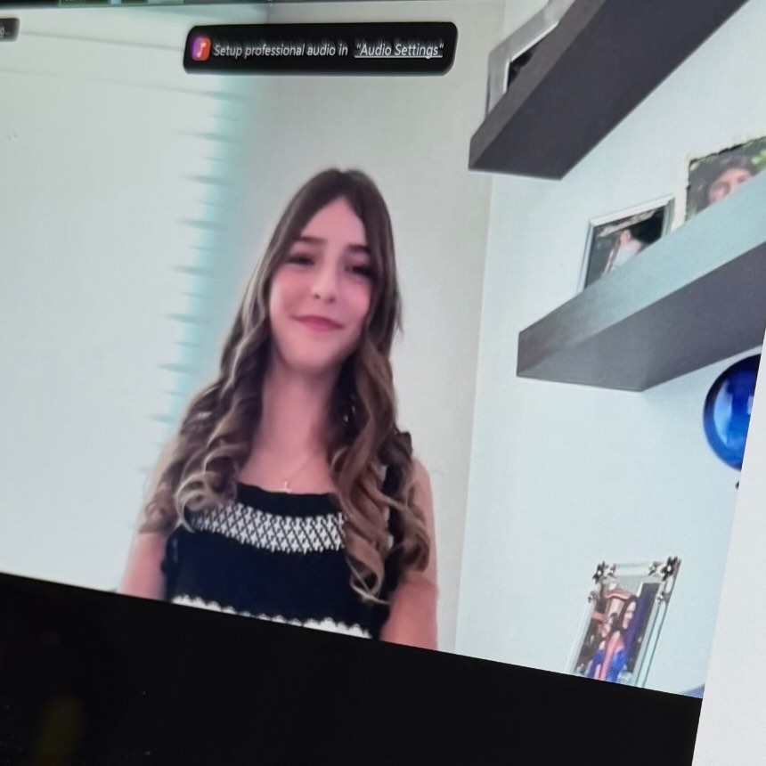 My Zoom Bat Mitzvah student from Florida didn’t stop at the ceremony. She went out and made care packages for the hungry.#leader #batmitzvah #zoom #family #jewish