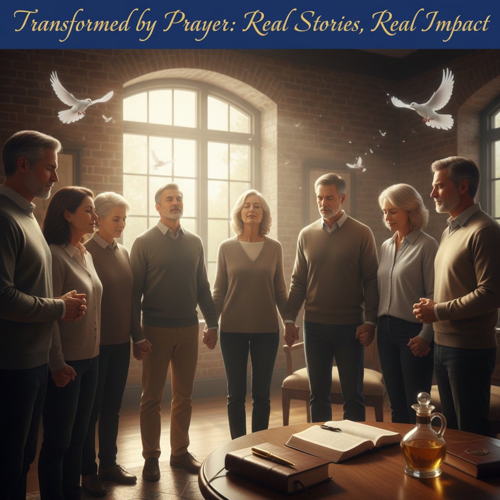 Prayer changes stories. Hearts awaken, hope returns.
What happens when ordinary believers gather in faith? Lives shift. Confidence rises. The room fills with gratitude and peace.
These are real moments from our prayer community. Ready to see what prayer can do in your life?
Message us to join the next circle. ✨