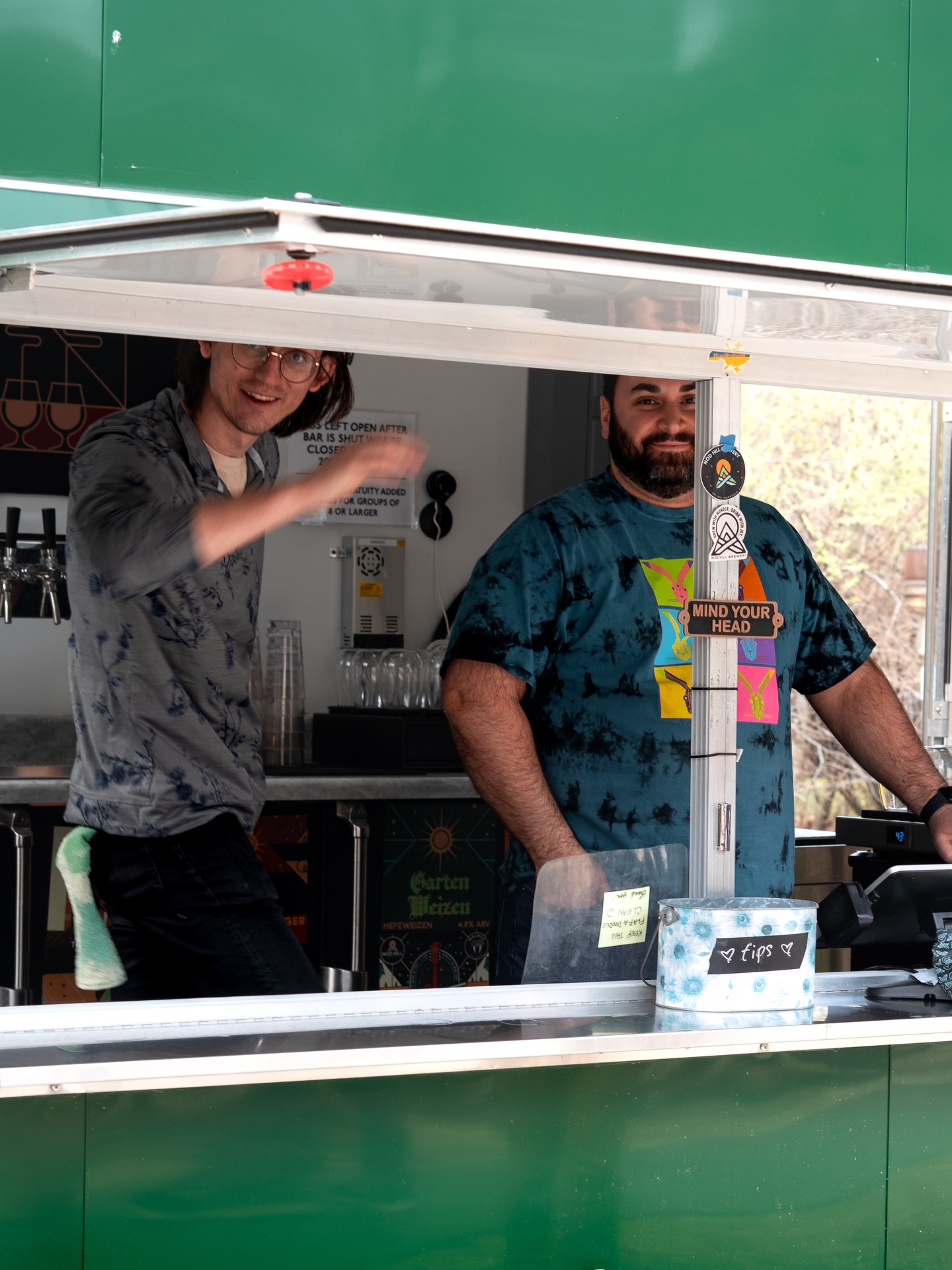 Thank you to everyone who joined us this past weekend!
Our Biergarten will be open Wed-Sun this week, with great live music happening over the weekend + a new food truck we’re extra excited about…more to be announced on that soon 👀