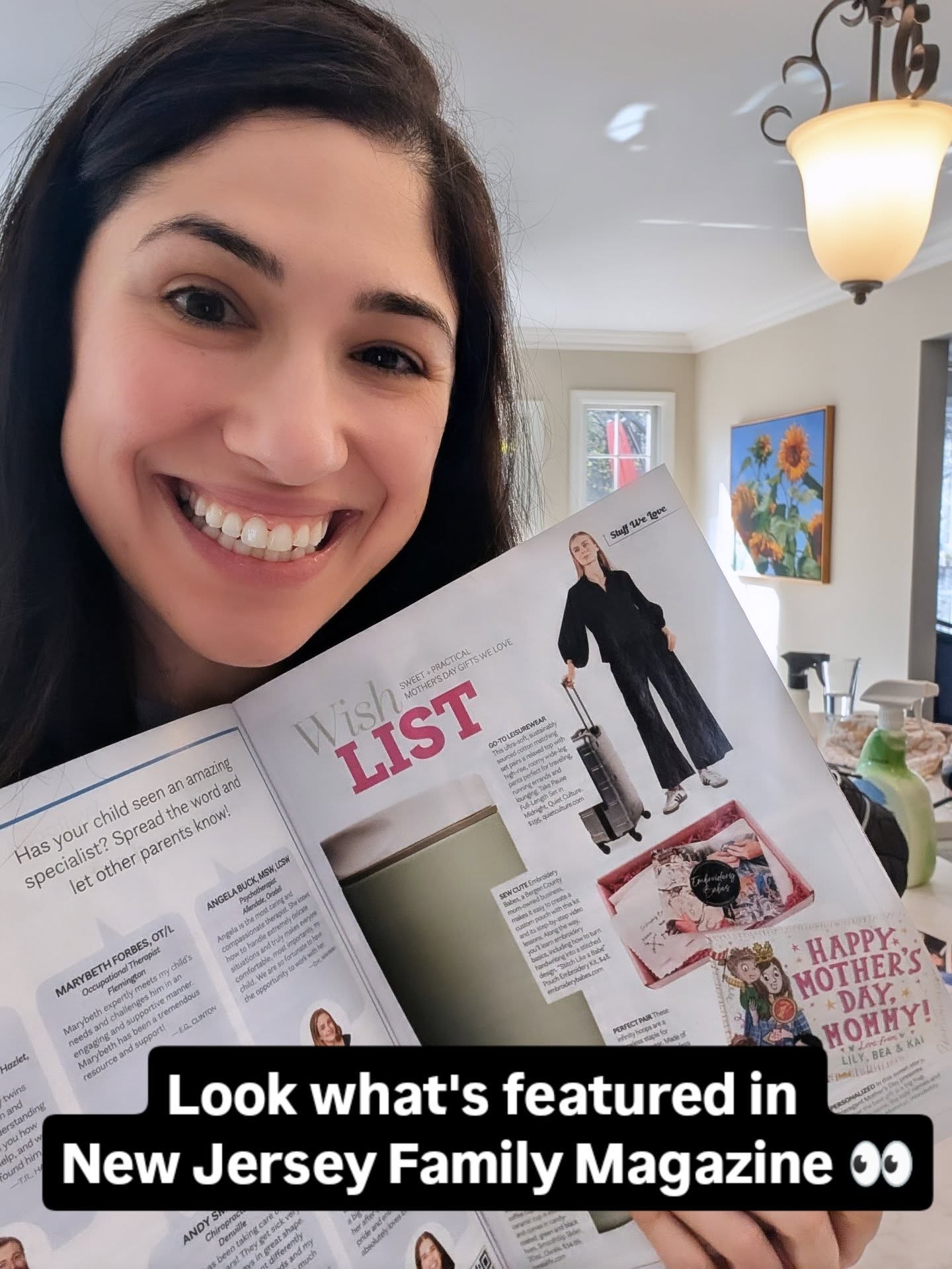Instead of the usual bills, I got the sweetest surprise in my mailbox! Our Stitch Like A Babe kits were featured in @newjerseyfamily’s latest issue as part of their Mother’s Day gift guide.
So grateful to New Jersey Family for supporting small, local women owned businesses like mine!
Looking for a thoughtful Mother’s Day gift? We offer DIY embroidery kits, in person events, and gift cards at embroiderybabes.com!
Tap the link in bio to shop or grab a spot at an upcoming workshop before they fill up!
#mothersdaygift #njmoms #bergencountynj #shoplocalnj #womenownedbusiness