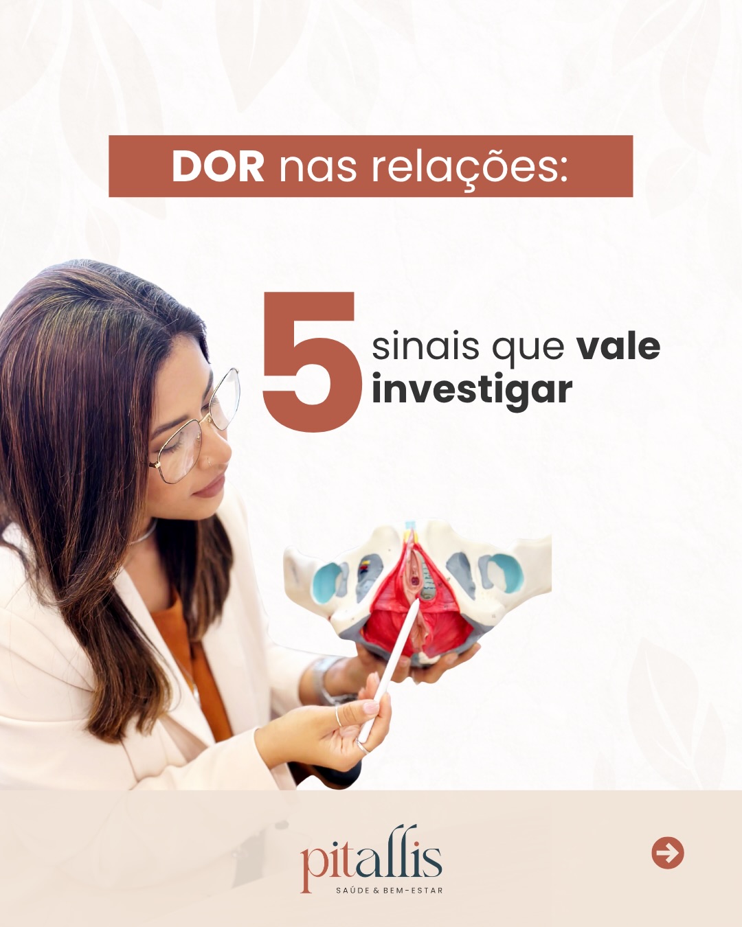 Se você sente dor nas relações, saiba: isso é mais comum do que parece — e tem avaliação e acompanhamento possíveis.
Na Pitallis, a fisioterapia pélvica é conduzida com ciência, acolhimento e ética, para mulheres, homens e pessoas LGBTQIAP+.
Tudo começa com consulta de avaliação e segue com um programa de acompanhamento personalizado.
Agendamentos: WhatsApp (71) 99264-1758 | Link na bio.
ou Direct com a palavra “PÉLVICA”.