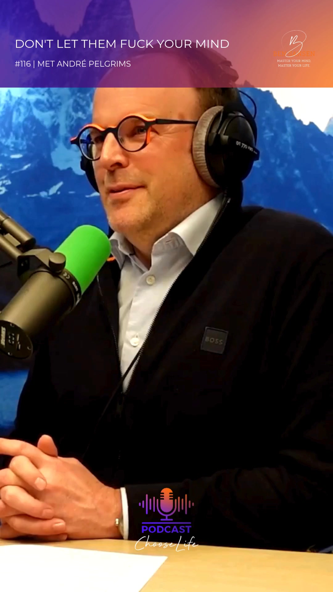 Als kind leer je je vaak eerst aanpassen
om erbij te horen,
om liefde te voelen,
om de harmonie te bewaren.
Maar ergens onderweg
kan je daardoor ook een stukje van jezelf verliezen.
Beluister Choose Life #116 met @andrepelgrims nu via jouw favoriete podcastplayer
#chooselife #bensansen #podcast #zelfontwikkeling #persoonlijkegroei #bewustleven #innerlijkwerk #zelfinzicht #mindset #kwetsbaarheid #heling