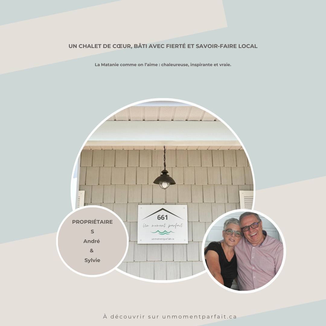 Commencez l’été avec nous!
Réservez dès juin ☀️
💛 Fièrement Superhôtes, nous avons à cœur de vous offrir une expérience douce, authentique et sans compromis.
📅 Disponibilités en juin.
✨ Réservez votre moment parfait dès maintenant…
Parce que l’été commence ici 🌊
#unmomentparfait #chaletalouer #locationchalet #vacancesquebec #tourismequebec #escapadequebec #borddemer #fleuvestlaurent #vacancesete #sejourparfait