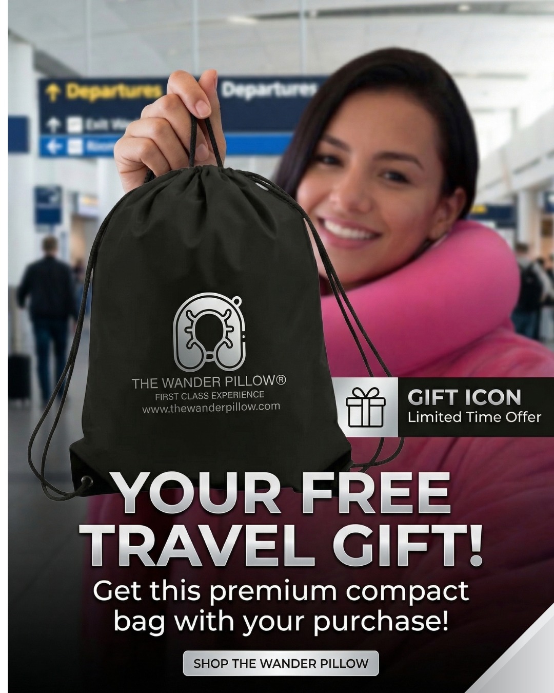 🏆 WE WON! The Wander Pillow is the 2026 SBA National Micro-Enterprise of the Year!
To celebrate, we have a SURPRISE for our VIPs only: Get a FREE Drawstring Backpack with any purchase THIS WEEK! 🎒
Stock is extremely limited and we're only texting our inner circle. Don’t miss out on the award-winning innovation:
Shop now:
https://wix.to/2IZmuR7