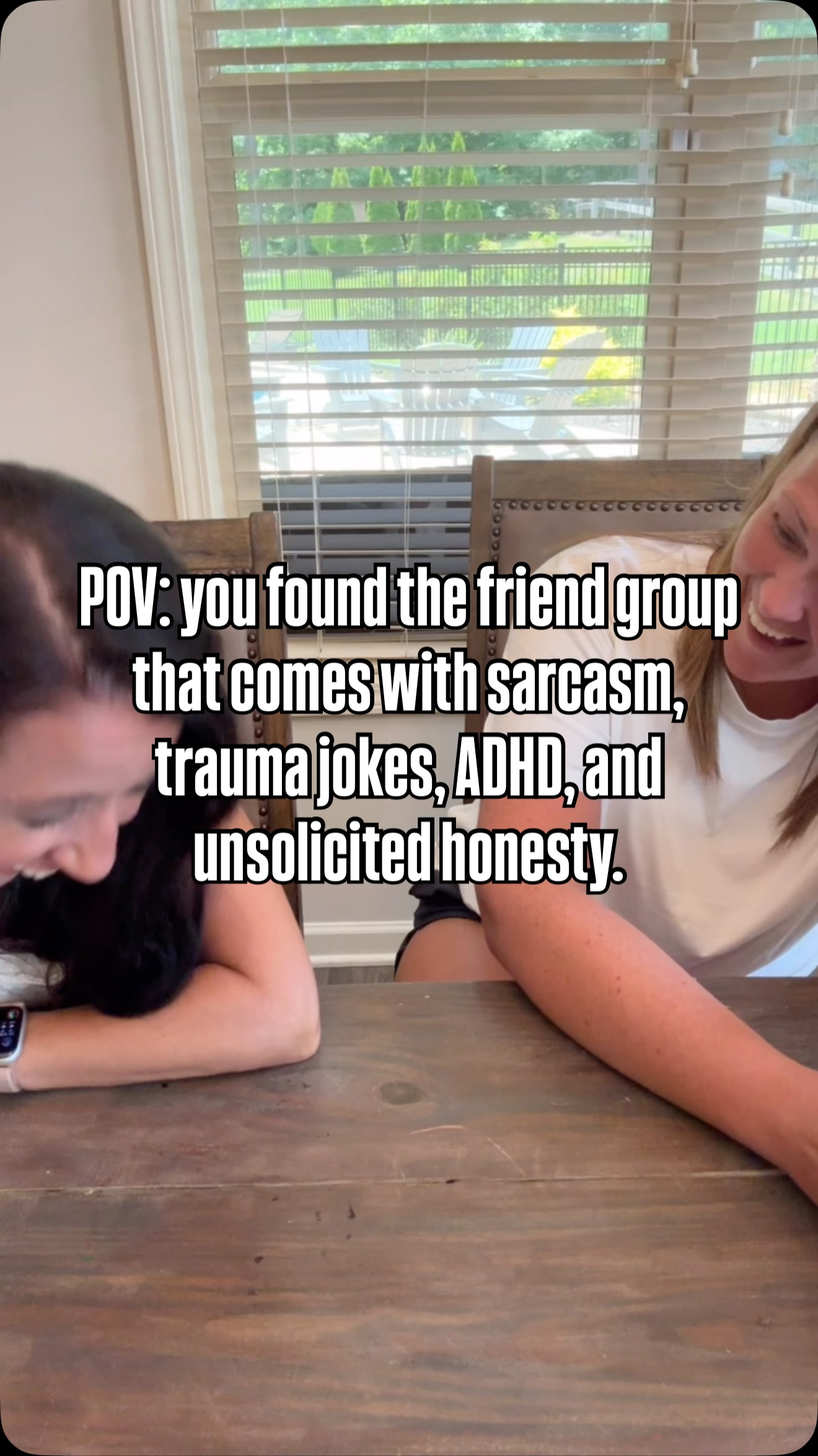We may be a lot to process at first, but once you get past the ADHD, resting B face, awkward silences, dark humor, sarcasm, and anxiety⌠you realize weâre actually a premium friendship package. Slightly glitchy, wildly entertaining, zero refunds. đ¤đ
#KOUnscripted #MillennialHumor #ADHDWomen #SarcasticGirlsClub #RealLifeContent