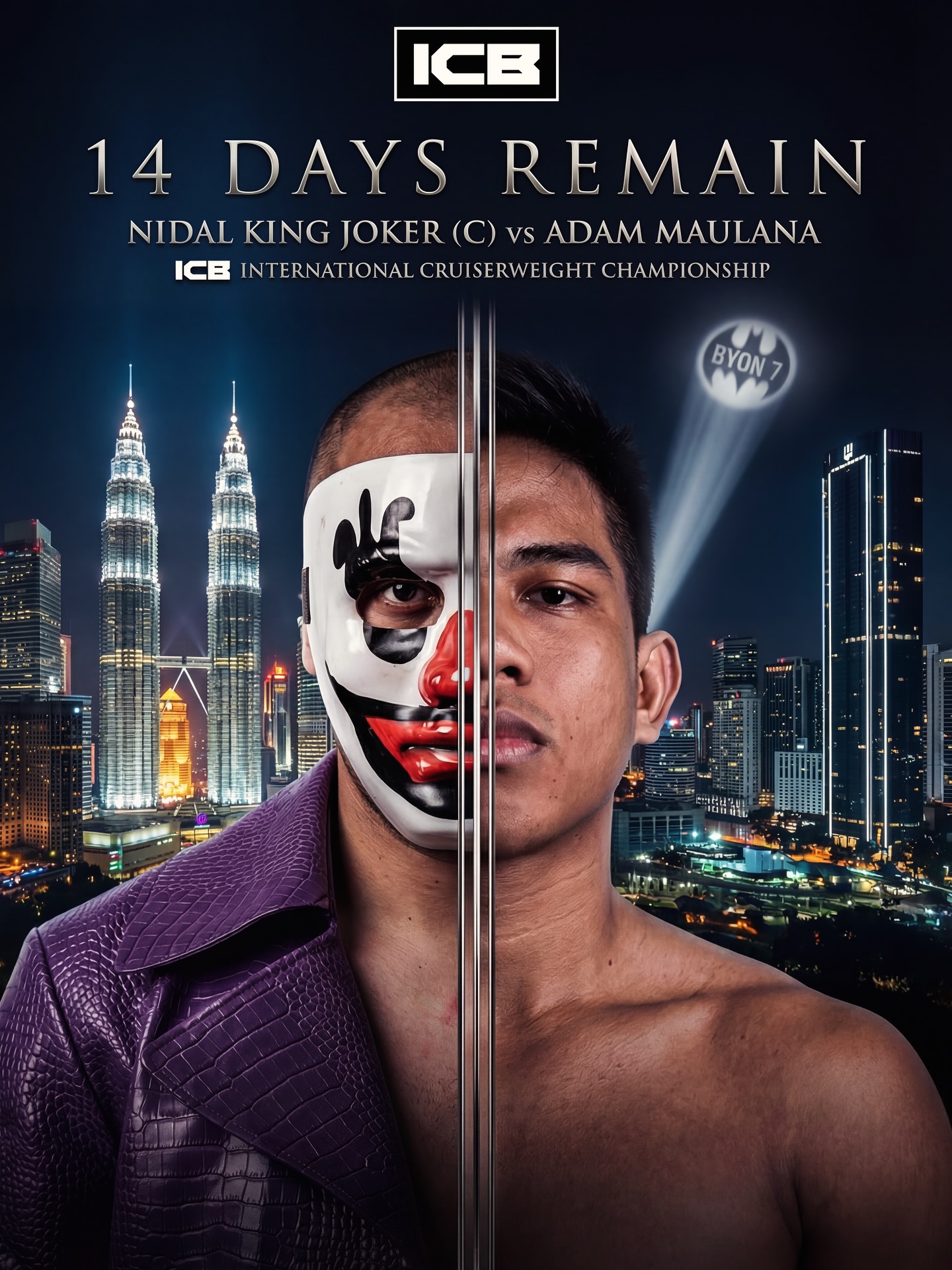 ๐ ๐๐๐๐๐ ๐๐๐ โณ
@nidal_kingjoker ๐ @adammaulanaa_17
๐๐๐ ๐๐๐๐๐๐๐๐๐๐๐๐๐ ๐๐ ๐๐๐๐๐๐๐๐๐๐๐๐ ๐๐
๐๏ธ @byoncombat
โฐ 25 APRIL
๐Kuala Lumpur, Malaysia ๐ฒ๐พ