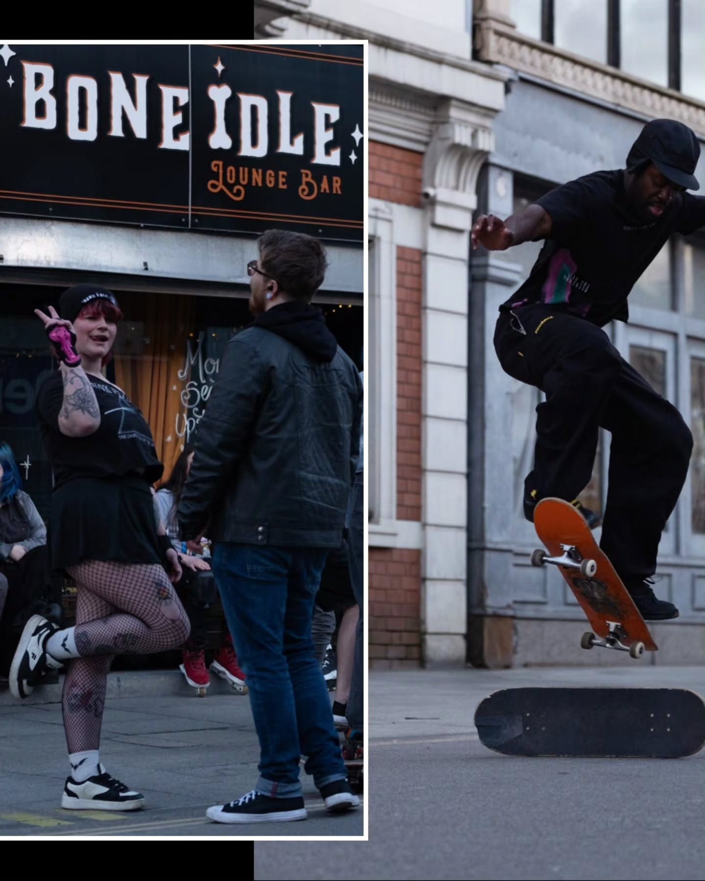 Just 3 weeks back into it and Bone Idles Skate Social community is growing!
Last night was incredible. The positive fun loving energy was just absolute perfection. And the turn out of such a great mix of both insanely talented skaters & newbies finding their feet (or wheels) was honestly so great to see.
A huge thank you to everyone for attending, not only for building a beautiful, fun, kind community, but also by supporting our small independent business by buying drinks & snacks too.
Shout out to our very own Kyle for sweeping up glass from down the street making sure everyone would be safe.
Awesome meeting @skaateboredom & Co. Go check out their Instagram for some beautifully shot skate footage, interviews & more to come. Looking forward to future collaboration ✌️✨
See y'all next Monday!
🕕 6pm-9pm
📍 54 Silver street
📷 @rgbphotography.co.uk
Check the link in our bio for more info about our Skate Social