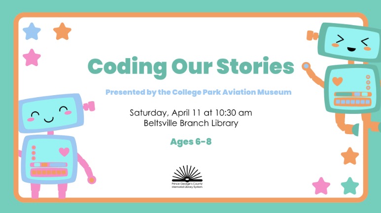 If you are in Beltsville on Saturday, stop by the library to play around with Ozobots, code-able robots!
April 11, 2026
10:30
For ages 6-8 at the
Beltsville Branch Library