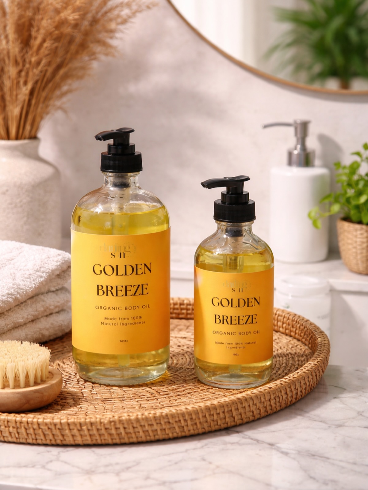 Golden Breeze Body Oil is a lightweight, nourishing blend designed to deeply hydrate and leave your skin glowing with a soft, radiant finish.
Infused with a warm, uplifting scent inspired by the Caribbean, it captures the essence of sun-kissed air, ocean breeze, and tropical ease.
This fast-absorbing oil melts into the skin, delivering lasting moisture without a greasy feel, perfect for everyday luxury! 💛
Now available on our website! Shop now 🛒
