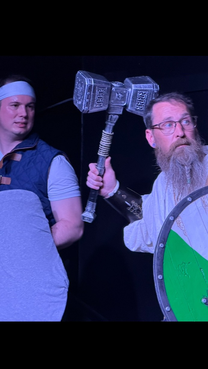 Push Comedy Theater has a lot going on this weekend, and one of those things is the appearance of Pushing Dragons at the @rvarenfaire ! While we may not bring this campaigns PCs, we’ll make sure we bring our good moods! Who will we see there?
Pushing Dragons is sponsored by @divergentrealms
#dndimprov #dungeonsanddragons #pushnfk #pushingdragins #rvarenfaire
