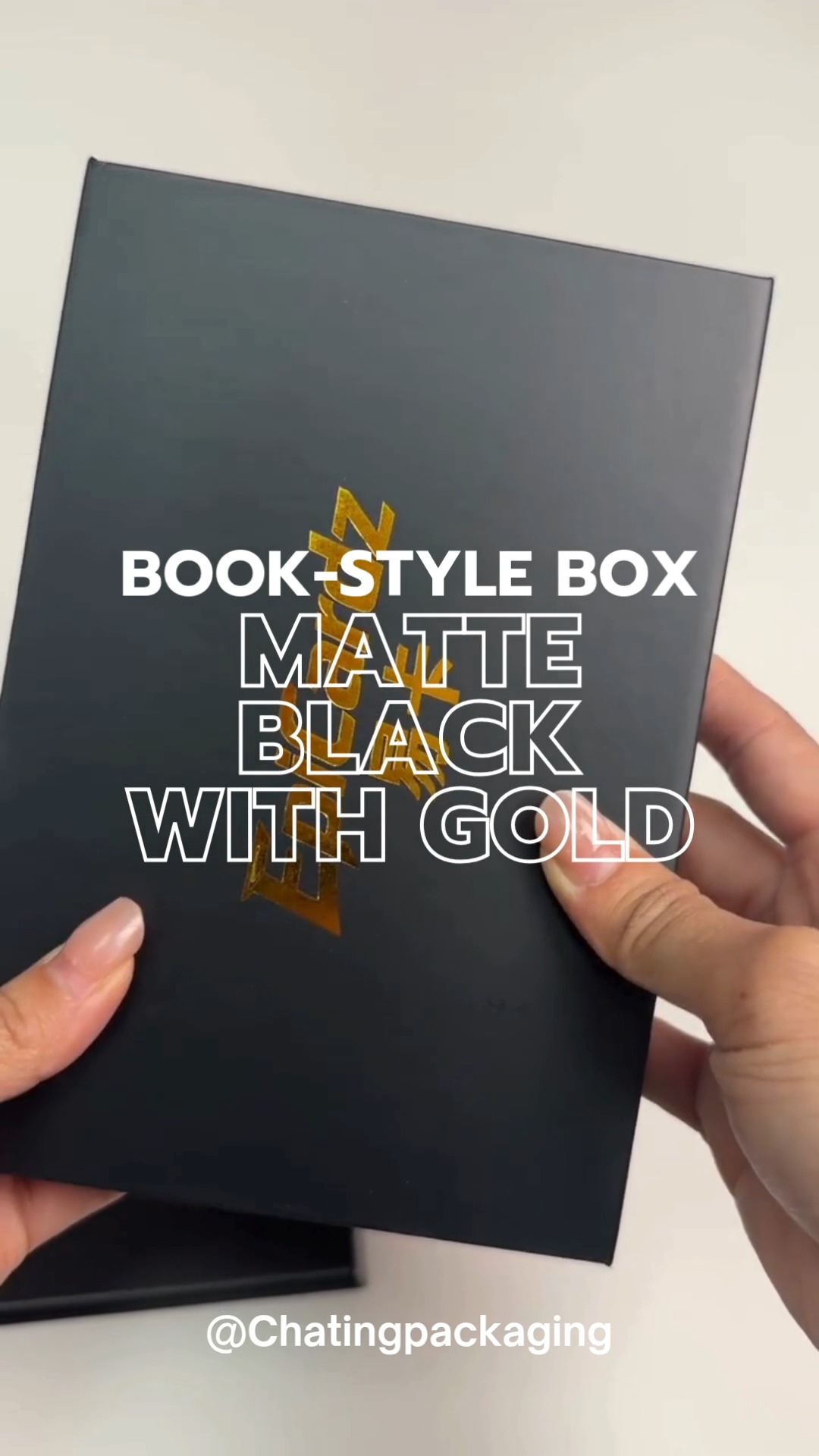 Matte black with gold — bold in contrast, refined in detail ✨
A magnetic book-style box designed to feel clean, durable, and quietly luxurious.
Minimal on the outside, powerful for your brand.
#custompackaging #LuxuryPackaging #luxurypackaging #BrandPackaging #brandpackaging #packagingdesign #rigidbox #rigidboxes #magneticbox #bookstylebox #BookStyleBox #premiumbox #boxdesign #goldfoil #goldfoils #foilstamping #matteblack #PremiumFinishes #premiumfinishes #QuietLuxury #quietluxury #minimaldesign #UnboxingExperience #unboxingexperience #packagingideas #paperbox #custombox #giftbox #giftboxes #chatingpackaging