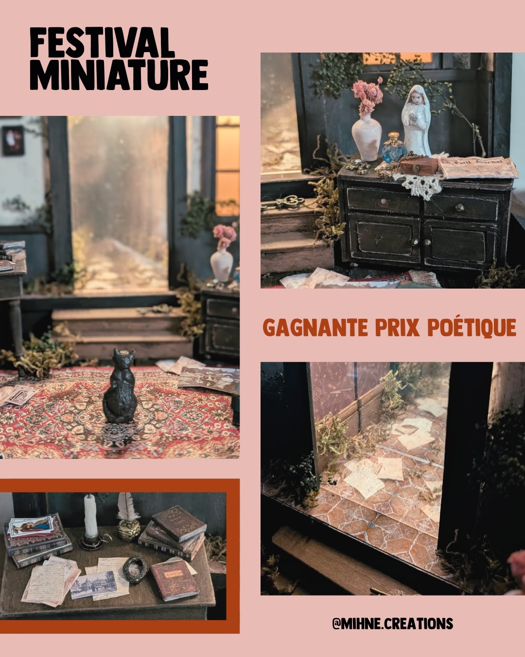 🎉 Clap de fin sur une édition incroyable !
✨ Merci pour cette parenthèse poétique…
Elle su nous faire voyager à travers vos mots, vos émotions et votre sensibilité.
🏆 Un immense bravo à @mihne.creations qui remporte le prix de la catégorie poétique!
Merci à tous pour ces instants suspendus… on se retrouve très bientôt 💫